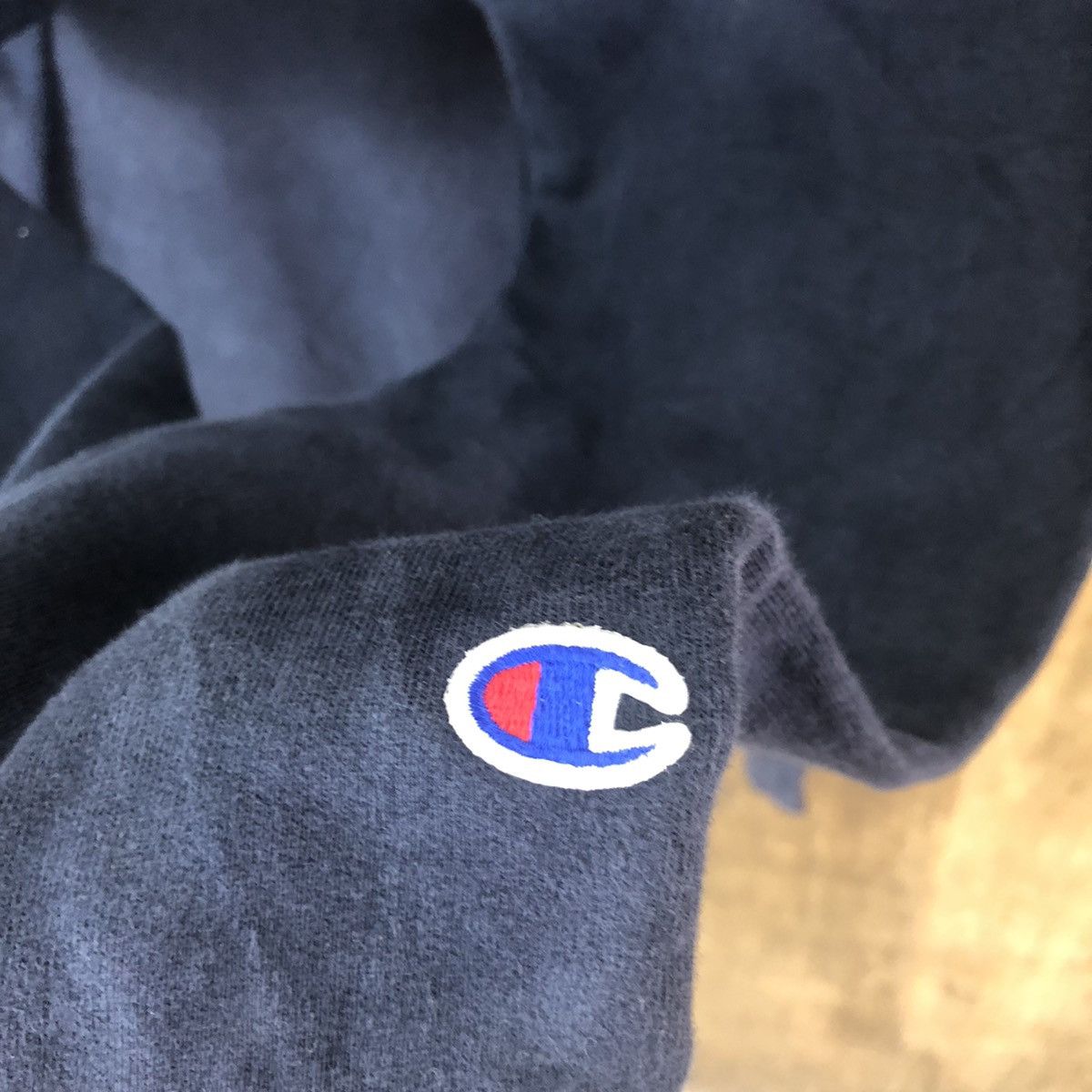 Champion Champion Faded Dark Blue Sweatshirt #1848 Size US XL / EU 56 / 4 - 7 Thumbnail