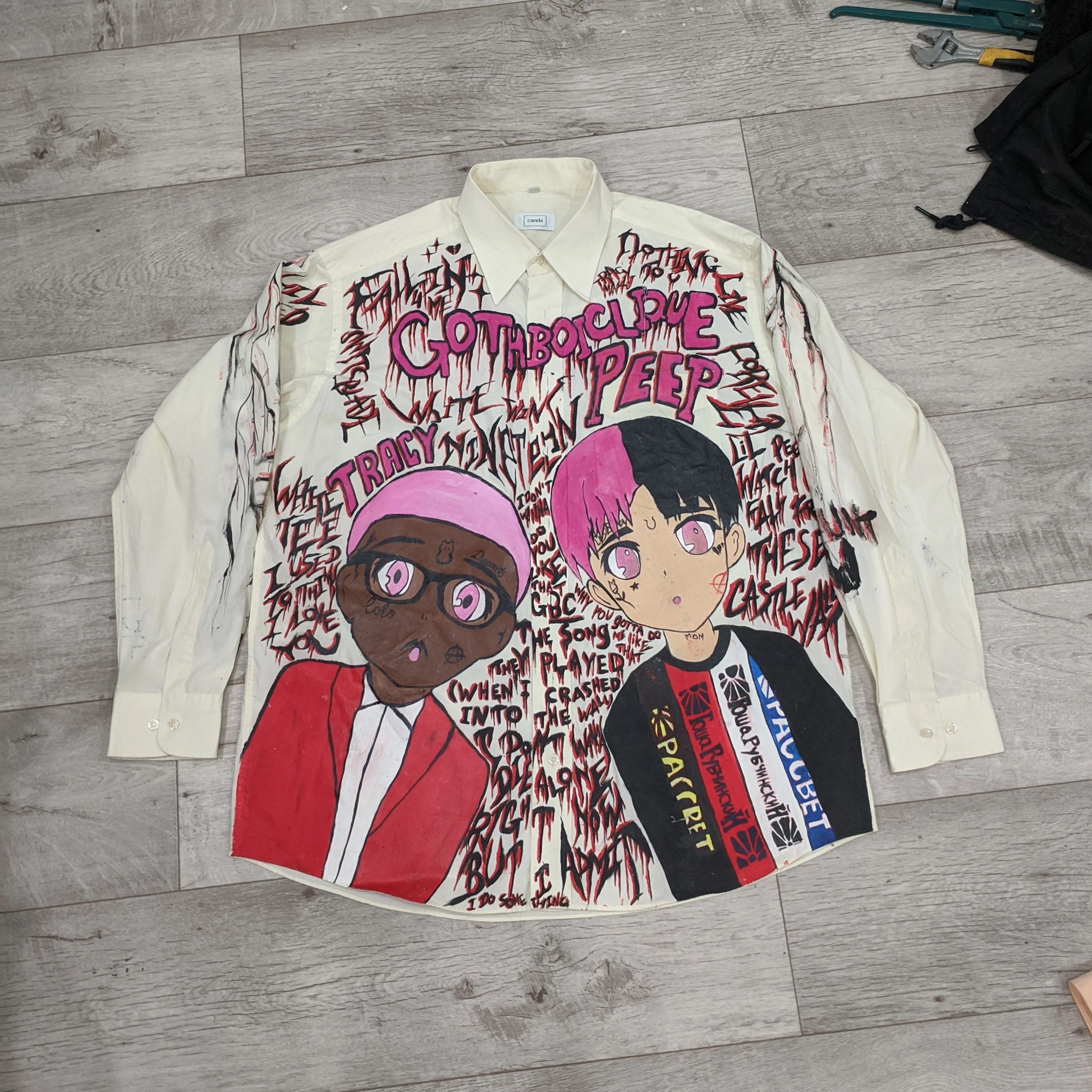 GOTHBOICLIQUE × Lil Peep Peep & Tracy shirt Size US XL / EU 56 / 4 - 1 Preview