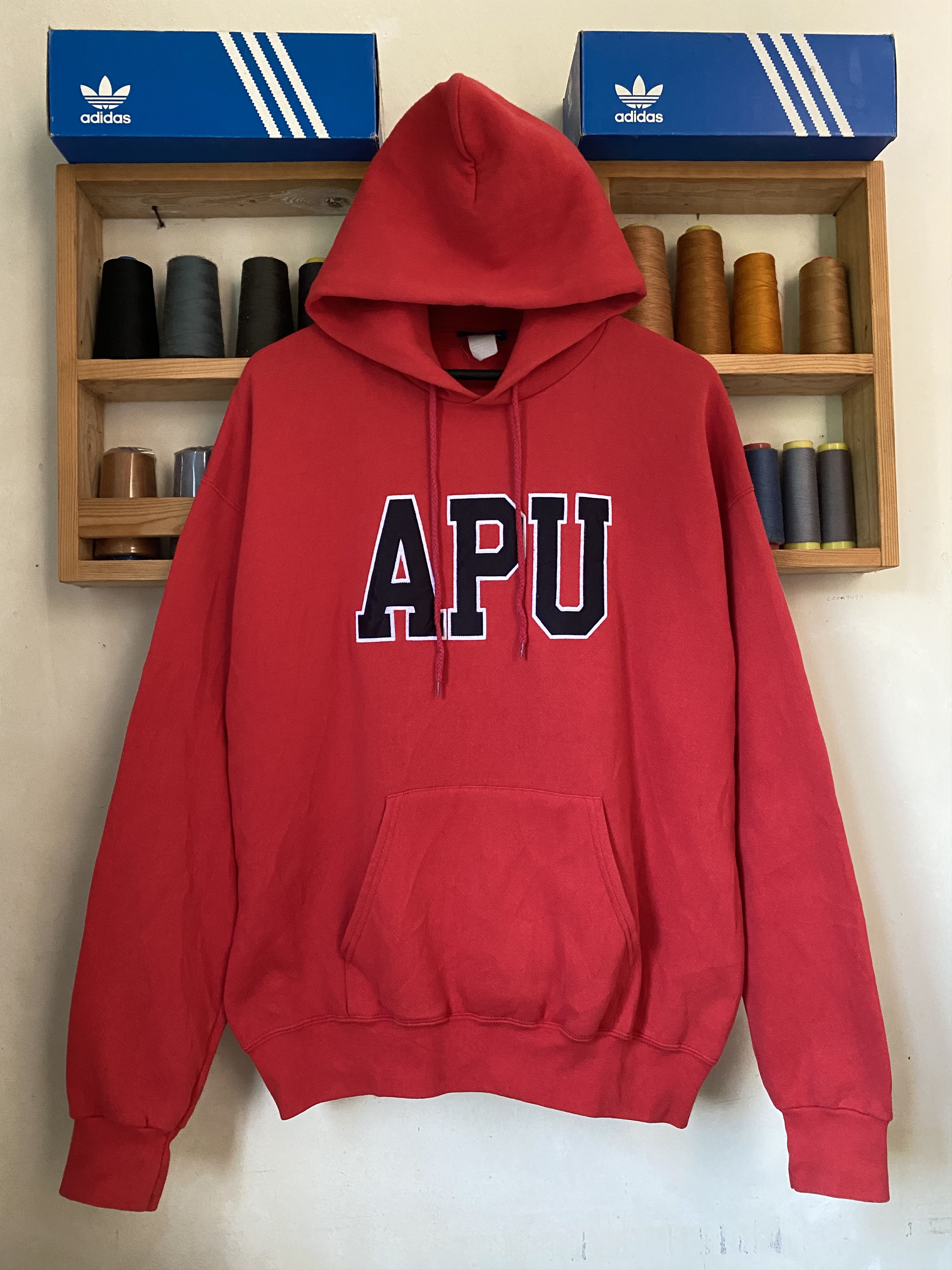 Jansport Jansport Apu Hoodie big Logo Big Size Grailed