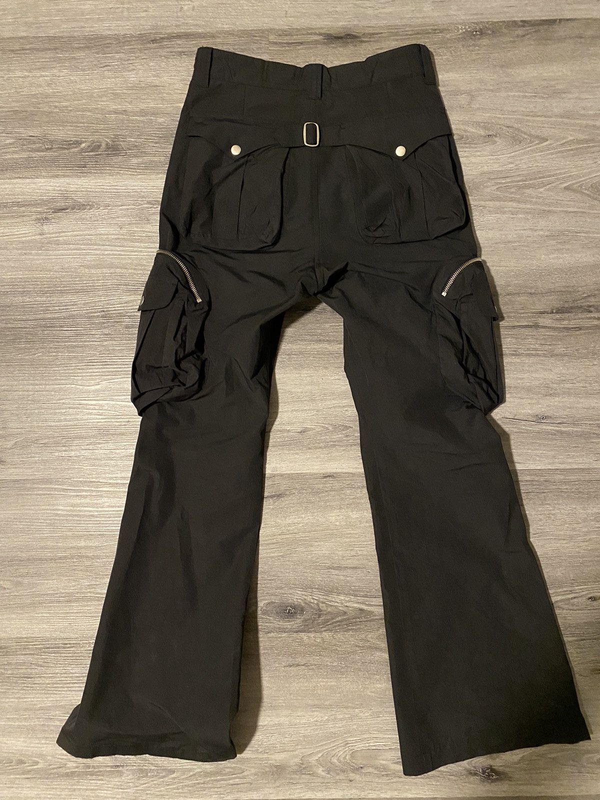 Japanese Brand FFFPOSTALSERVICE Flare Cargos V1 (BLACK) | Grailed