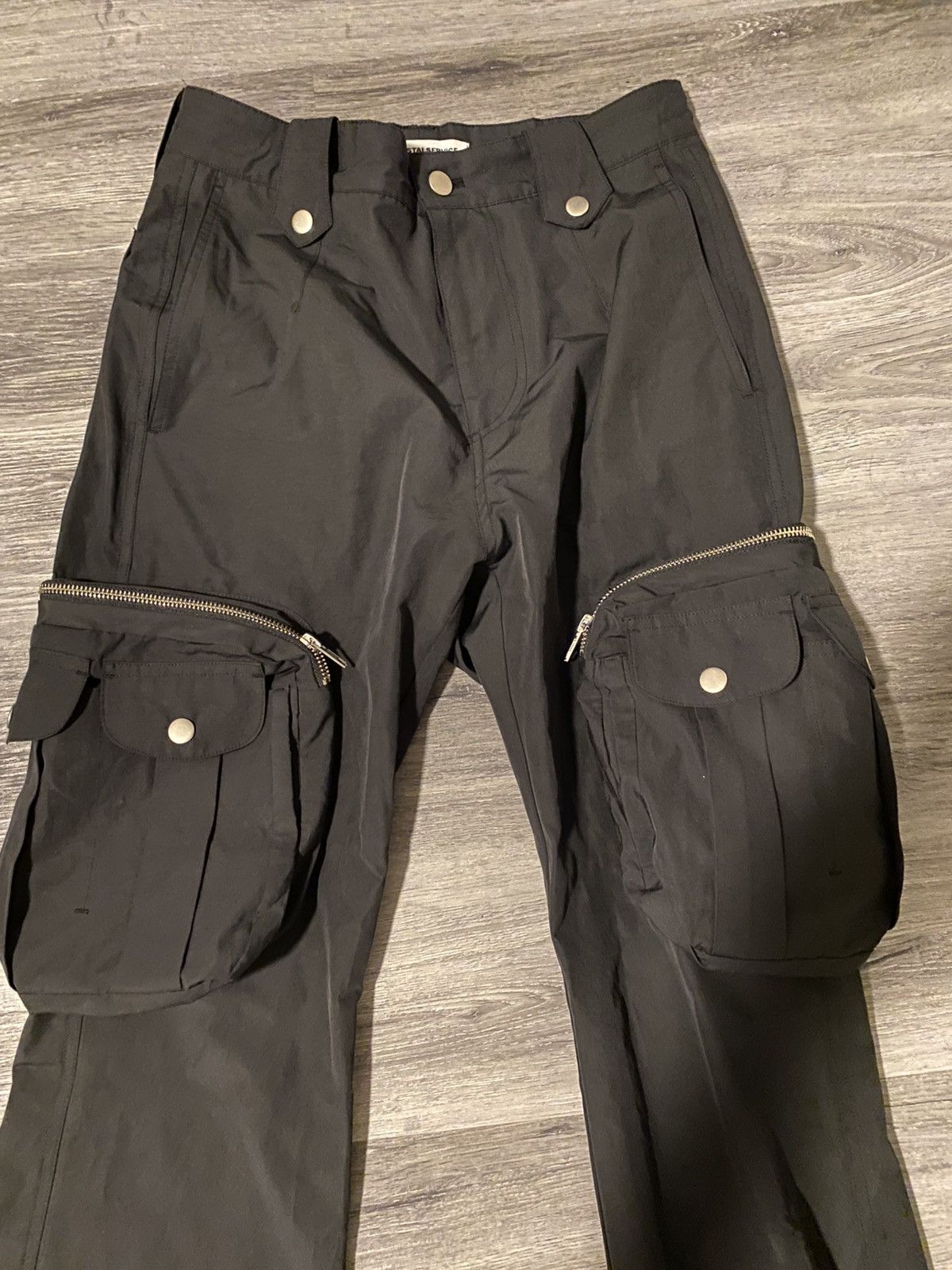 Japanese Brand FFFPOSTALSERVICE Flare Cargos V1 (BLACK) | Grailed