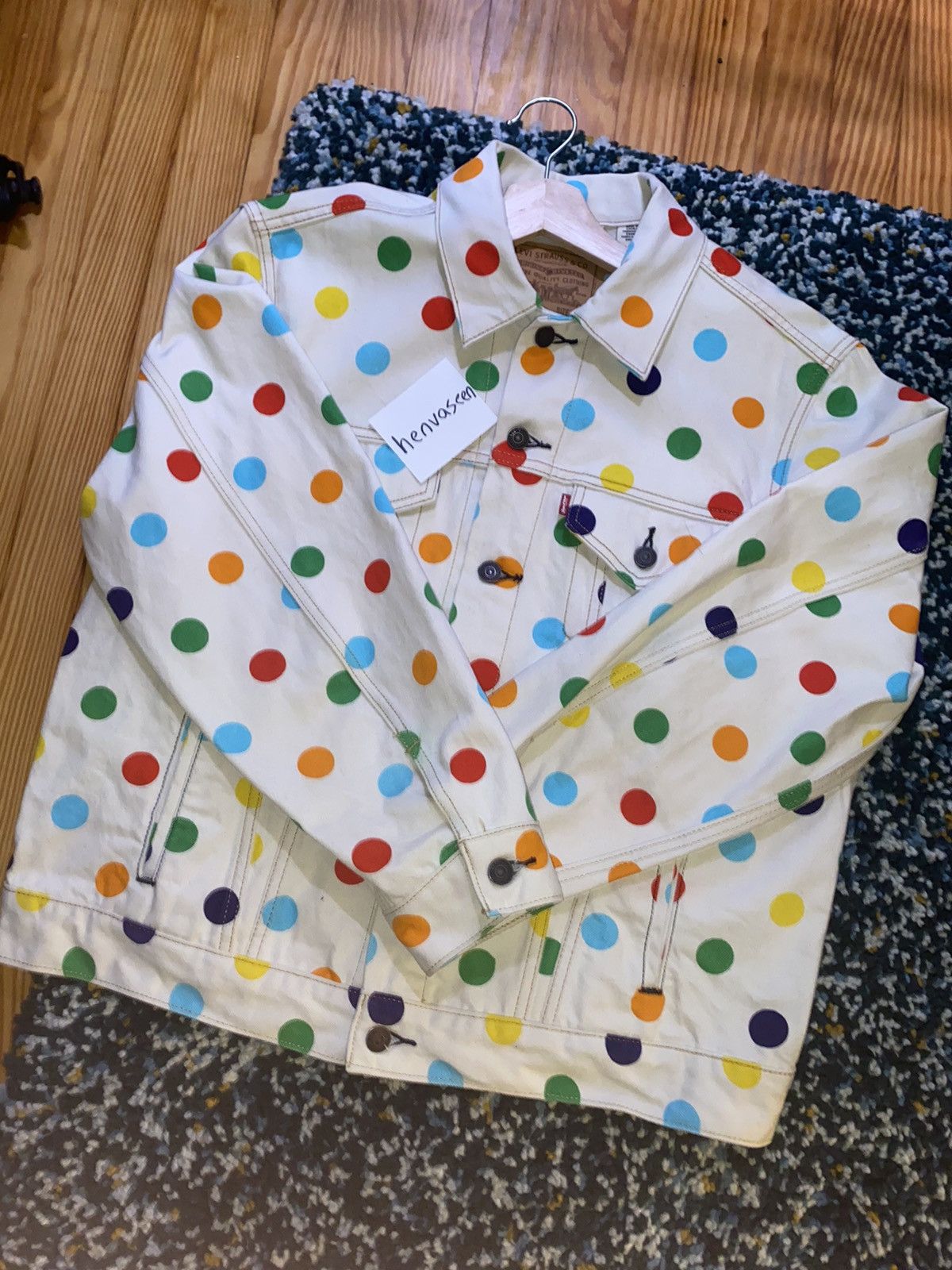 Golf Wang × Levi's Golf Wang x Levi’s Polka Dot Denim Jacket | Grailed