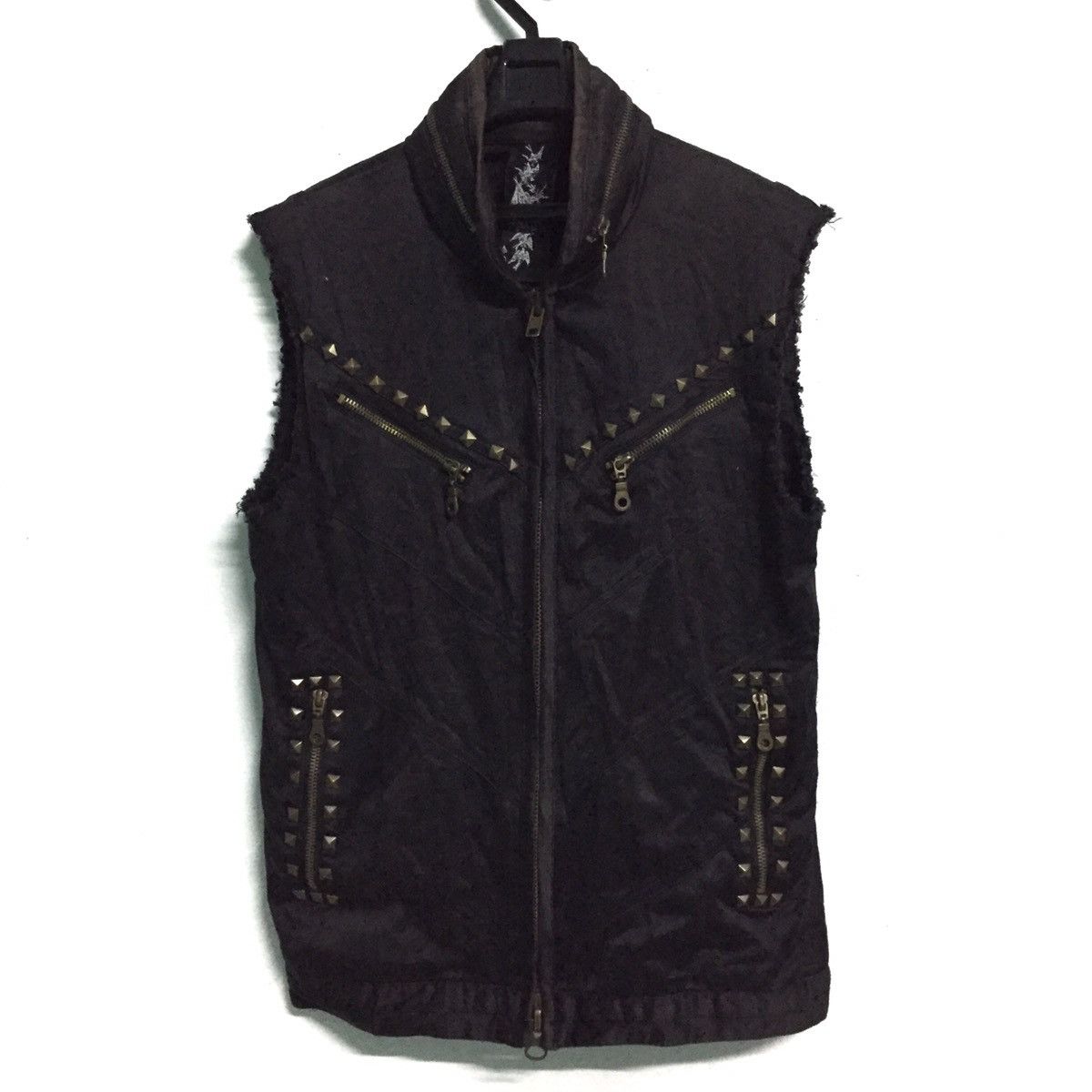 Japanese Brand Tactical Punk Design Vest Hoodie & Multi Pockets LaGate Size US S / EU 44-46 / 1 - 2 Thumbnail