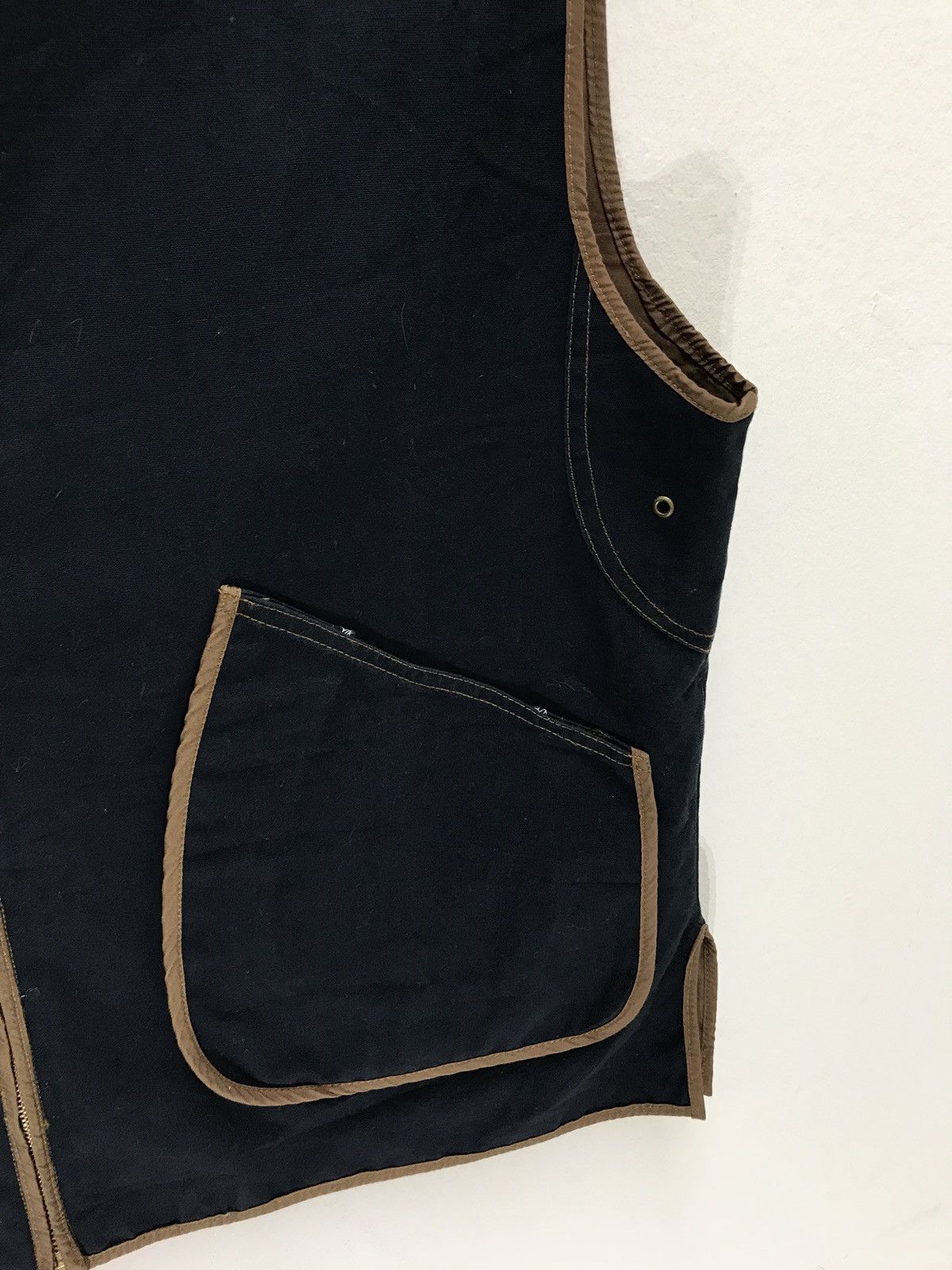 Polo Ralph Lauren × RRL Ralph Lauren 🐎Polo Ralph Lauren Vest Zipper Navy Blue Size US M / EU 48-50 / 2 - 3 Thumbnail