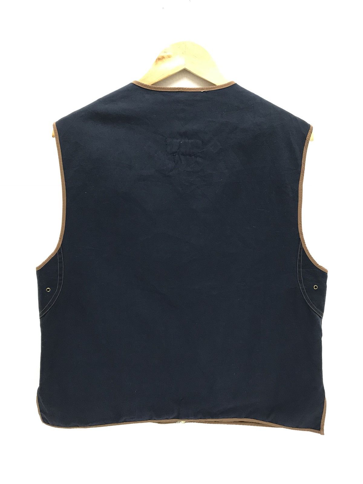 Polo Ralph Lauren × RRL Ralph Lauren 🐎Polo Ralph Lauren Vest Zipper Navy Blue Size US M / EU 48-50 / 2 - 7 Thumbnail