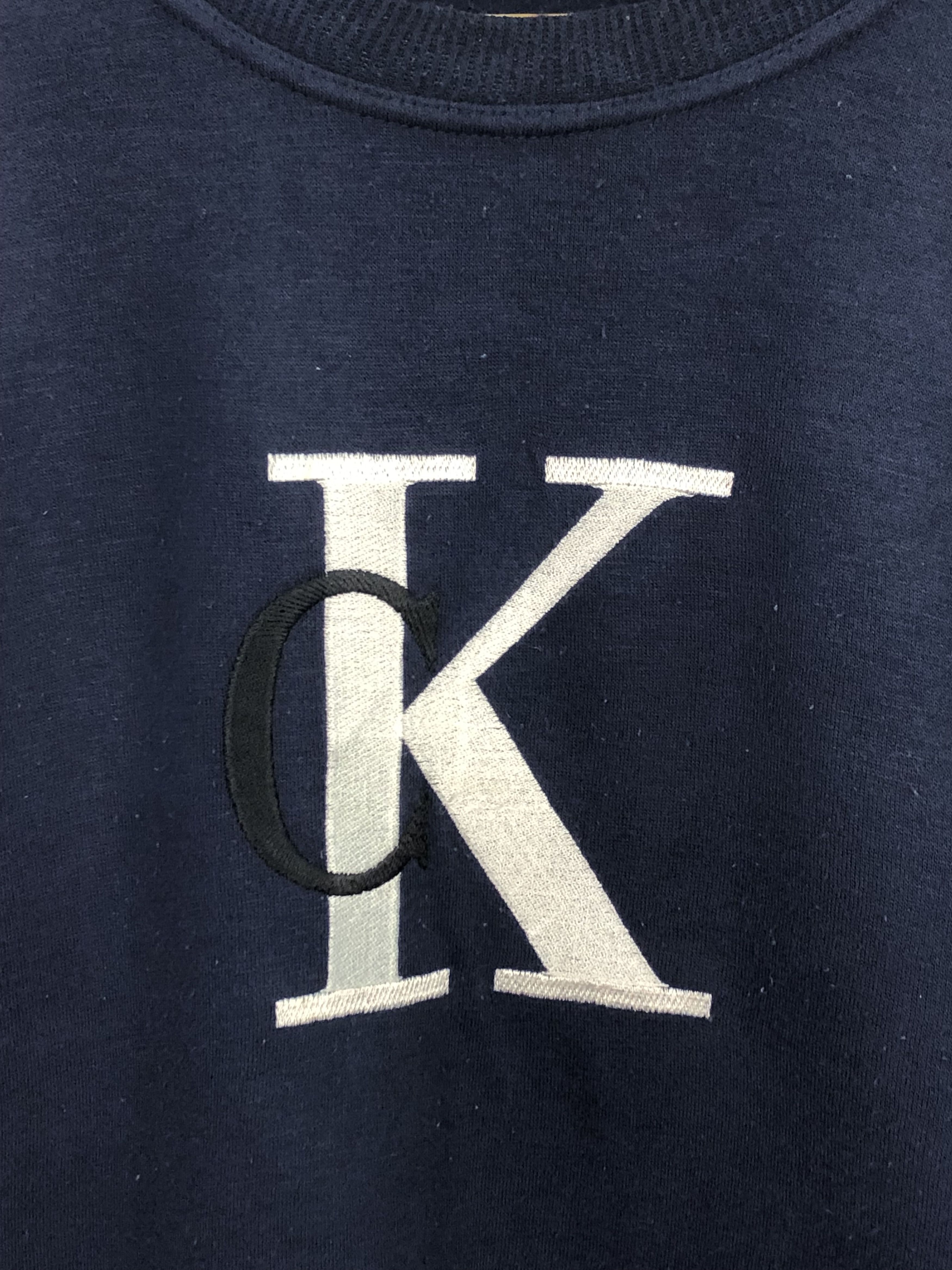Calvin Klein × Vintage Vintage Calvin Klein Sweatshirt Size US L / EU 52-54 / 3 - 3 Thumbnail