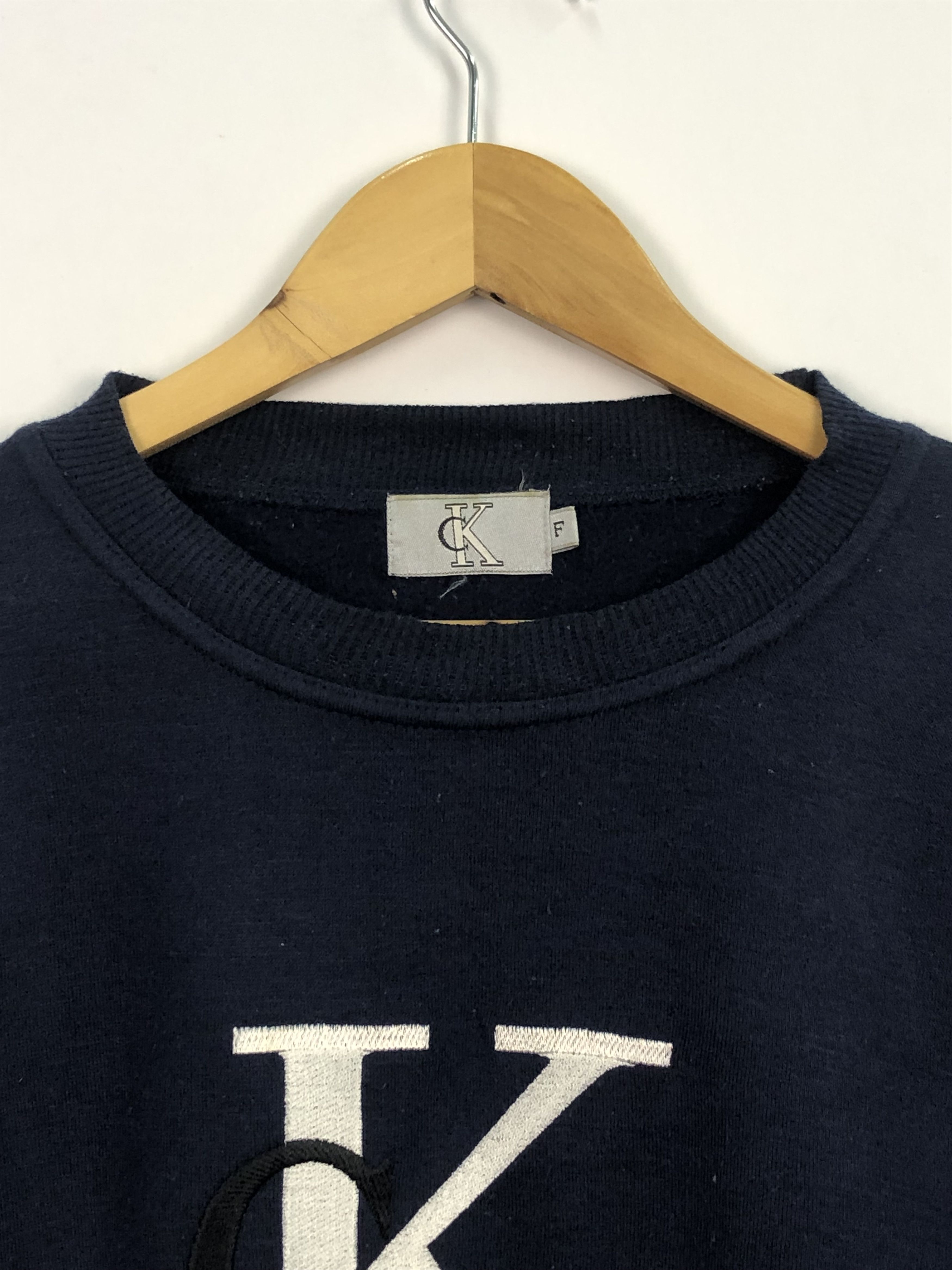 Calvin Klein × Vintage Vintage Calvin Klein Sweatshirt Size US L / EU 52-54 / 3 - 4 Thumbnail