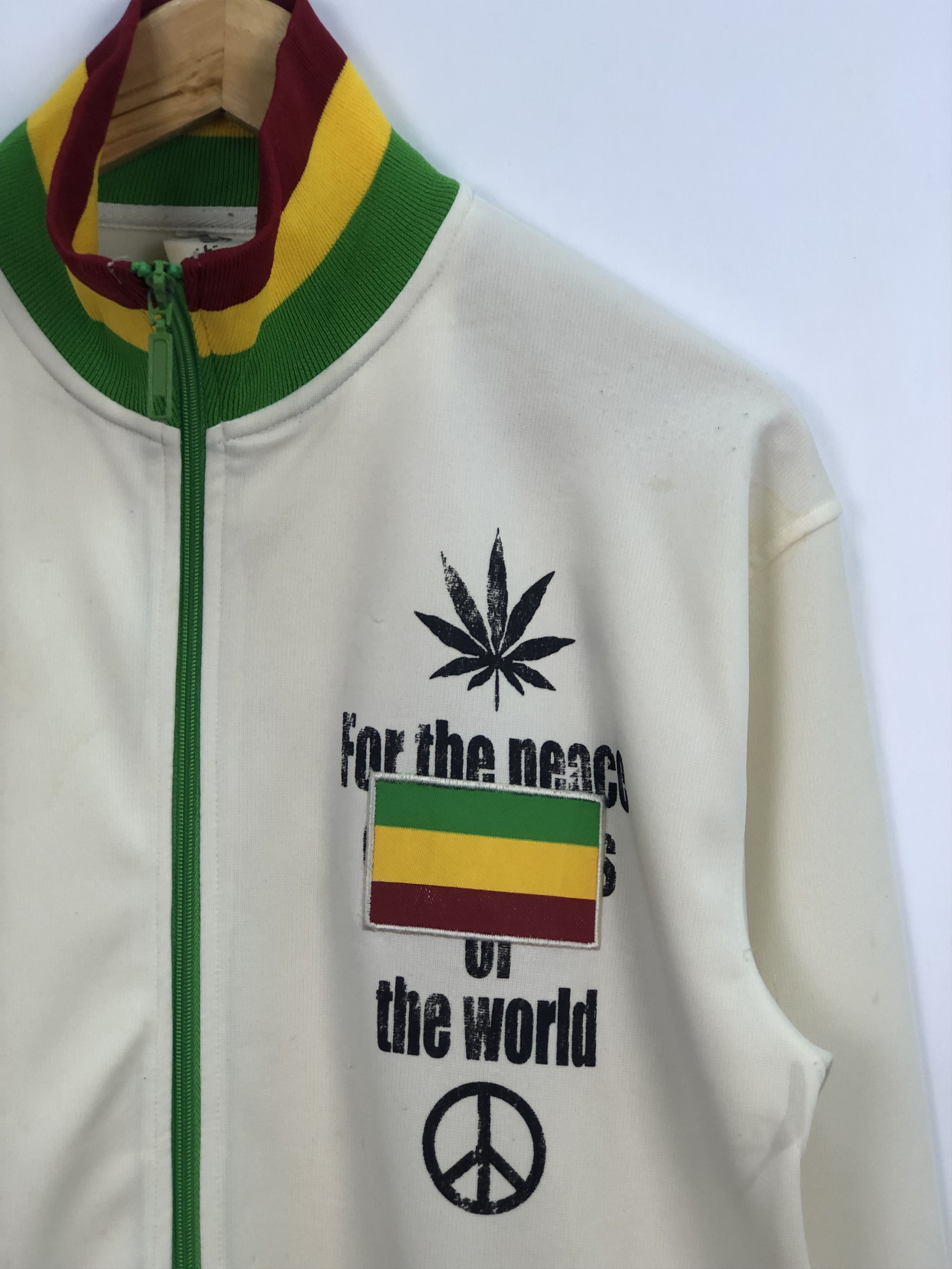 Vintage Vintage Rasta One World Bob Marley Size US L / EU 52-54 / 3 - 3 Thumbnail