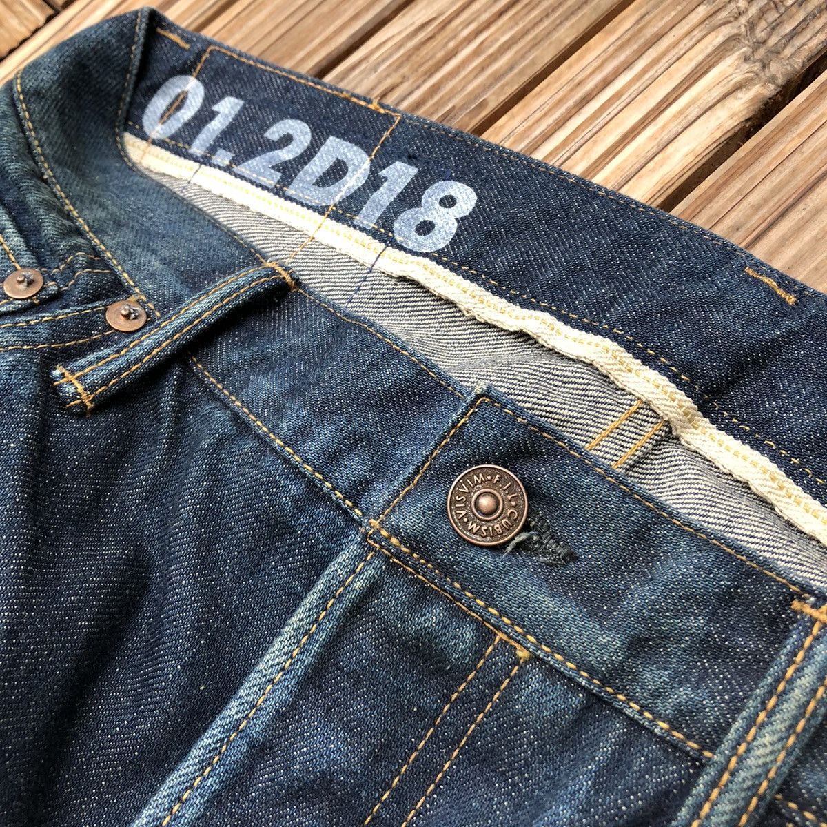 Visvim Visvim 18 Social Sculpture 01 Slim Damaged-18 Size US 32 / EU 48 - 5 Thumbnail