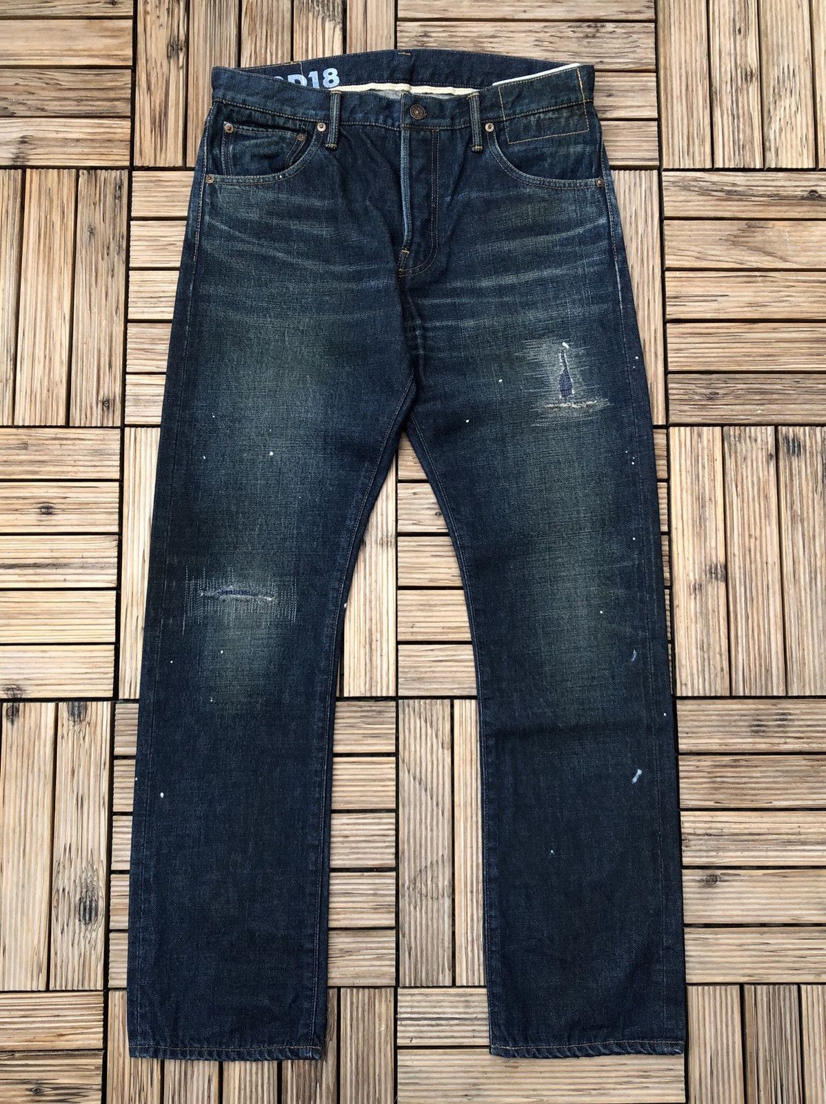 Visvim Visvim 18 Social Sculpture 01 Slim Damaged-18 Size US 32 / EU 48 - 1 Thumbnail