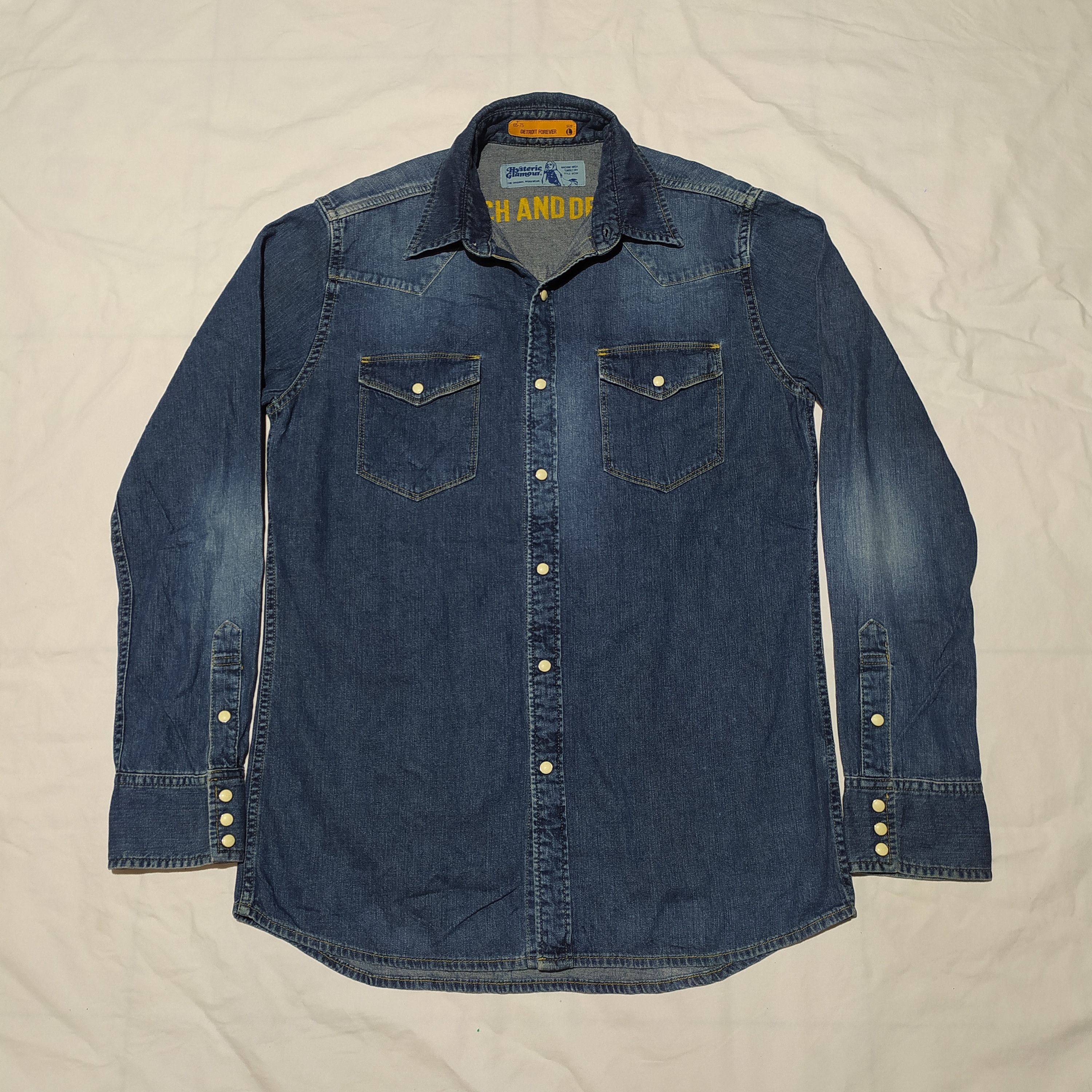 Hysteric Glamour Hysteric Glamour Detroit forever western shirt Size US L / EU 52-54 / 3 - 1 Thumbnail