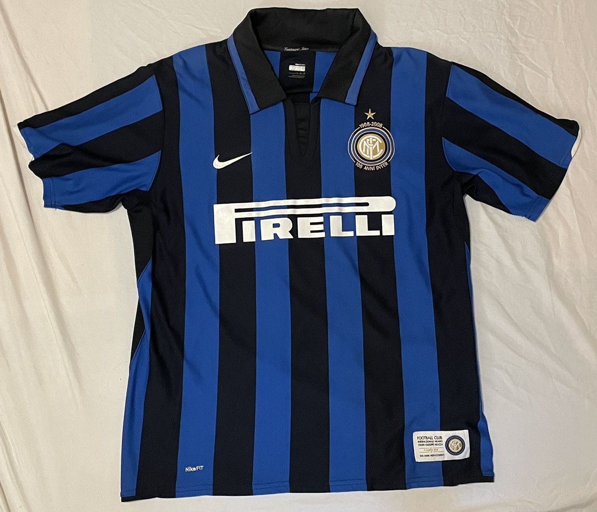 Inter Milan 100th Anniversary Jersey