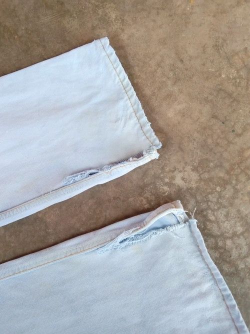 Levi's Vintage Levi's 501 Faded Blue Distressed Jeans 31x34 Size US 31 - 3 Thumbnail