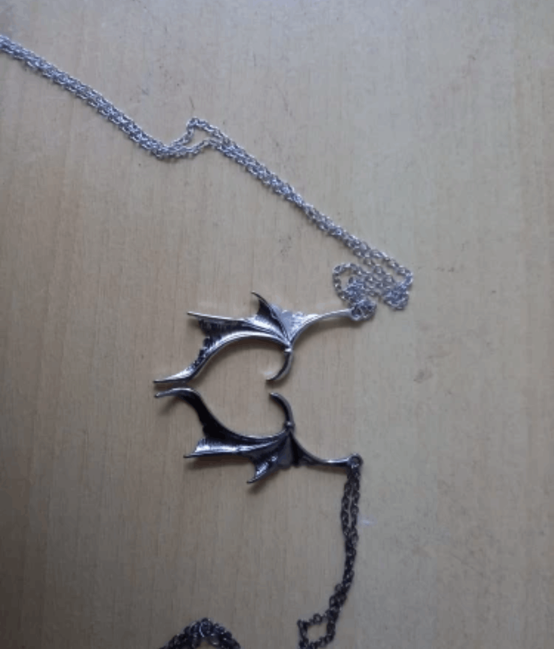 Vintage PUNK HEART PENDANT NECKLACE Size ONE SIZE - 6 Thumbnail