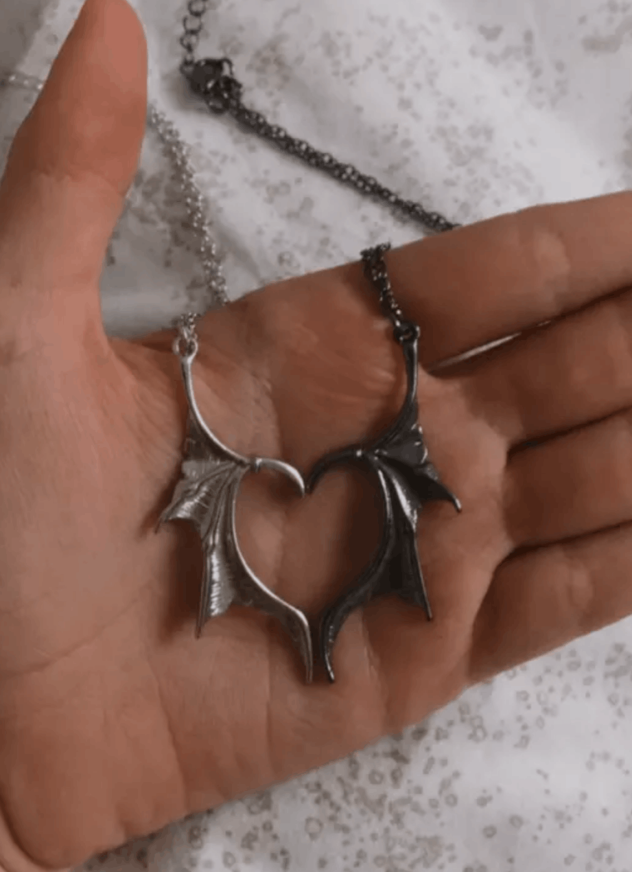 Vintage PUNK HEART PENDANT NECKLACE Size ONE SIZE - 5 Thumbnail