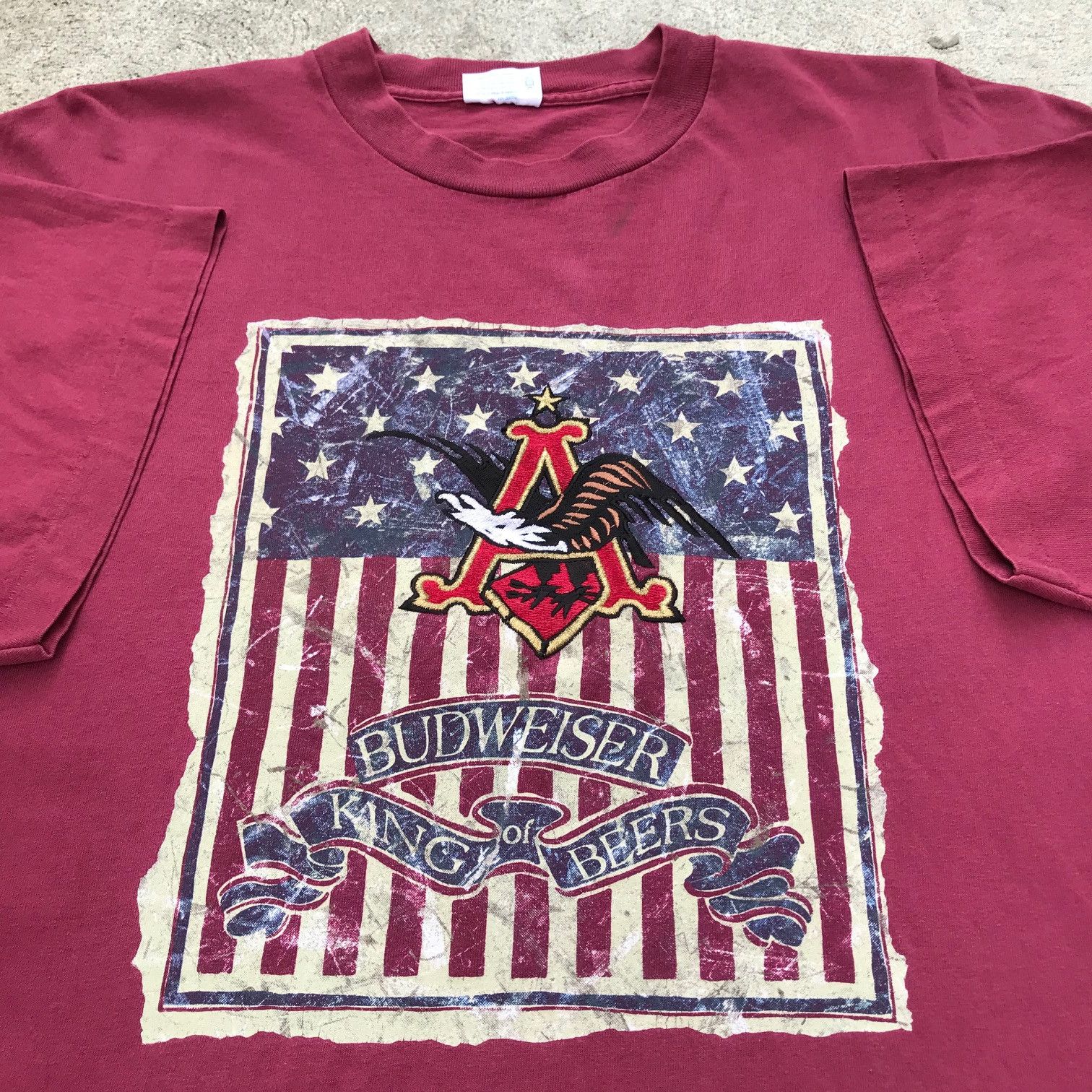 Budweiser VINTAGE 90S BUSWEISER graphic streetwear tees 2XL Size US XXL / EU 58 / 5 - 2 Thumbnail