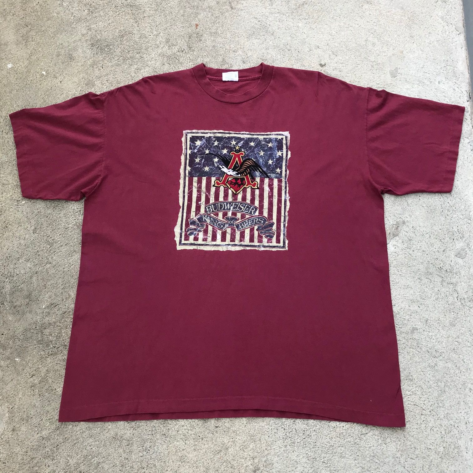 Budweiser VINTAGE 90S BUSWEISER graphic streetwear tees 2XL Size US XXL / EU 58 / 5 - 1 Thumbnail