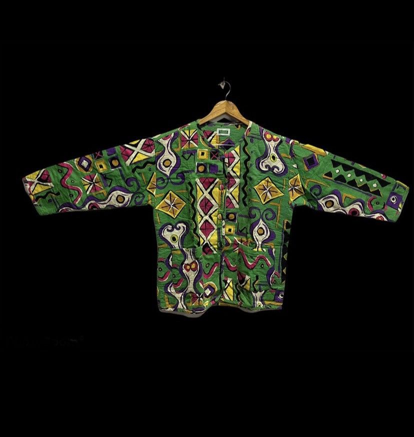 Japanese Brand × United Colors Of Benetton United Colour Of Benetton multicolur jacket design kapital Size US M / EU 48-50 / 2 - 3 Thumbnail