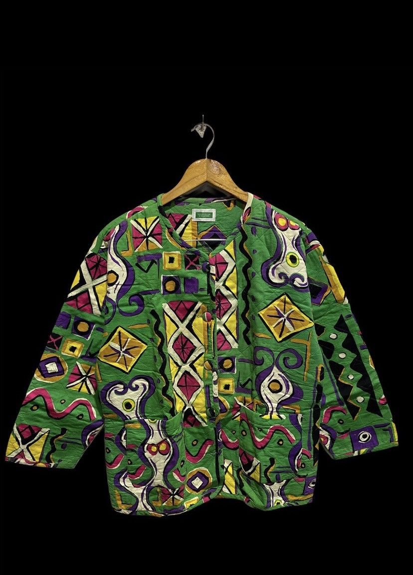 Japanese Brand × United Colors Of Benetton United Colour Of Benetton multicolur jacket design kapital Size US M / EU 48-50 / 2 - 1 Thumbnail