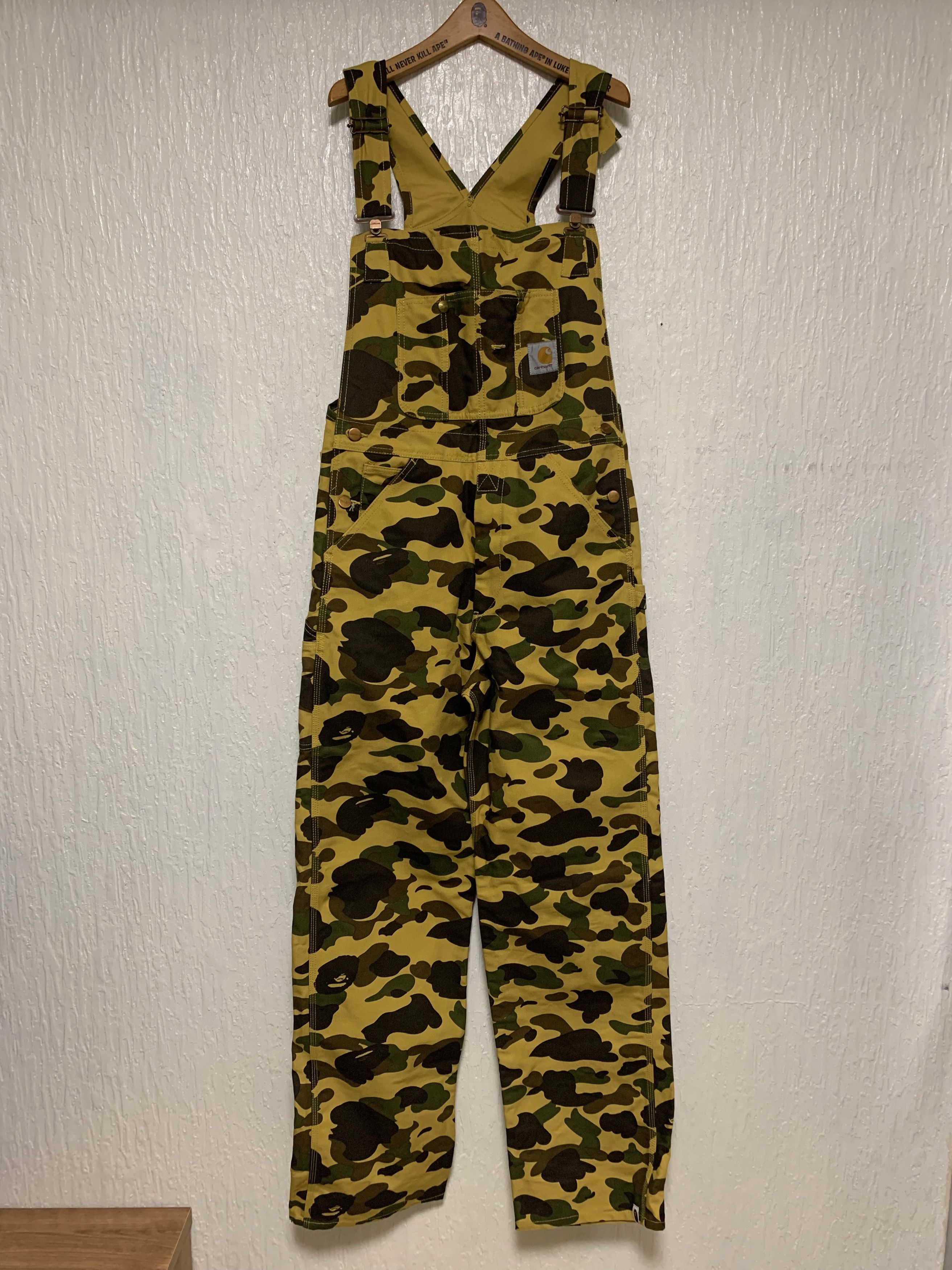 Bape × Carhartt BAPE x CARHARTT CAMO OVERALL | Grailed