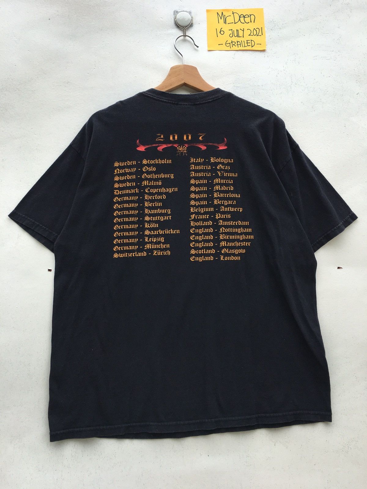 Band Tees Vintage LORDI Band Tee Tour Tshirt Size US L / EU 52-54 / 3 - 12 Thumbnail