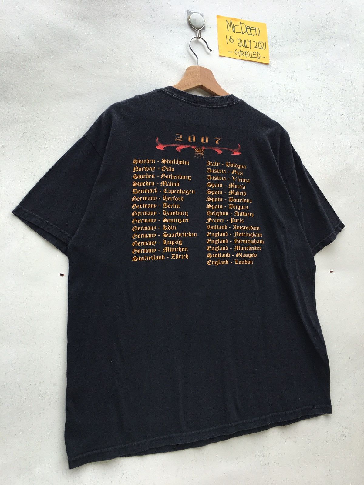 Band Tees Vintage LORDI Band Tee Tour Tshirt Size US L / EU 52-54 / 3 - 13 Thumbnail