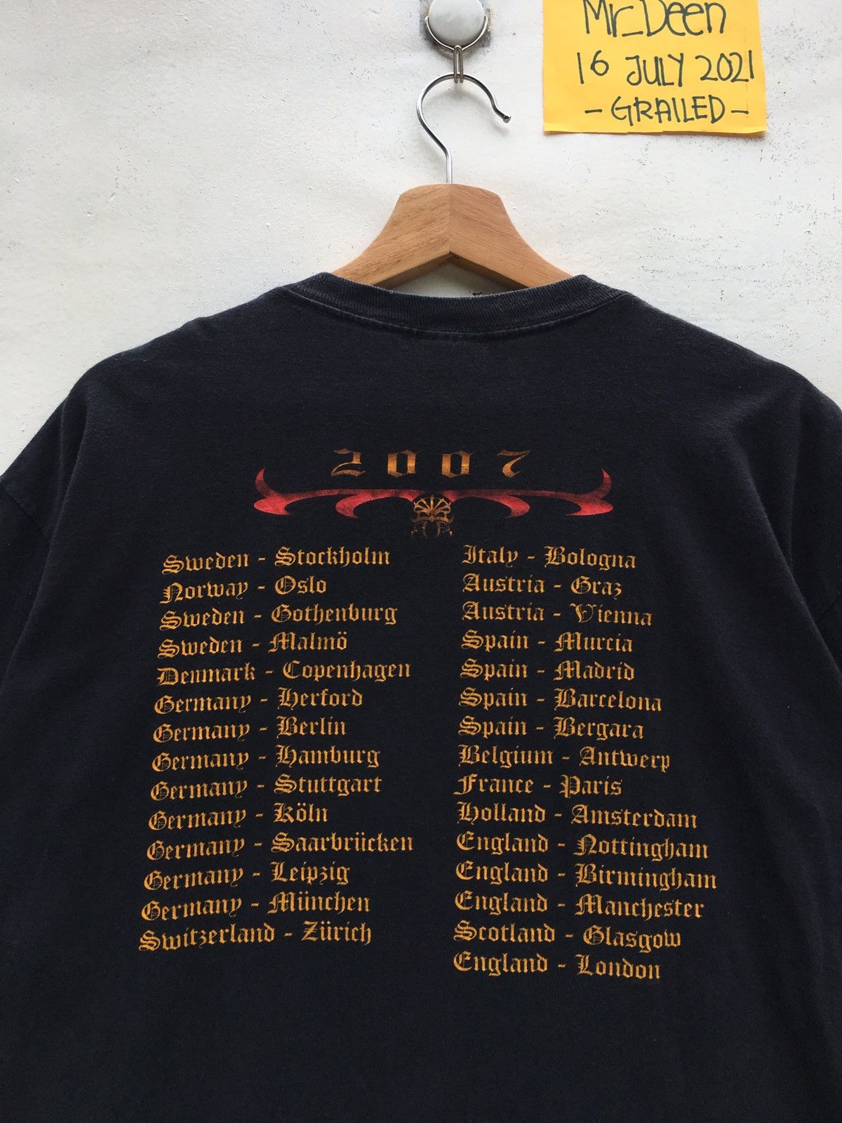Band Tees Vintage LORDI Band Tee Tour Tshirt Size US L / EU 52-54 / 3 - 17 Thumbnail