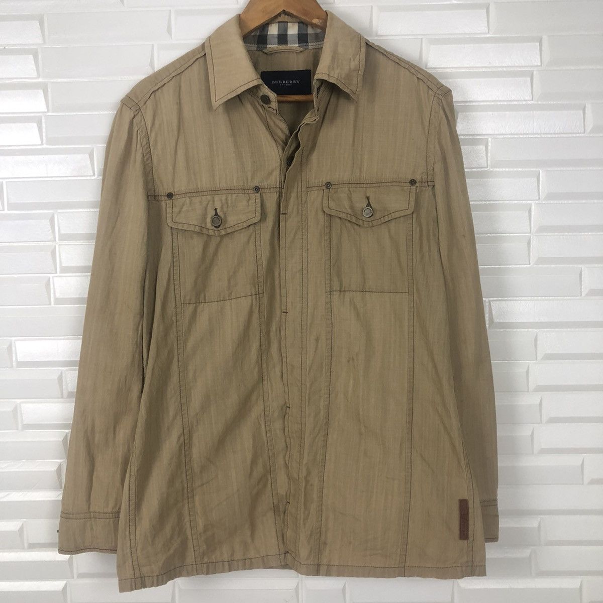 Burberry × Vintage VINTAGE BURBERRY LIGHT JACKET Size US S / EU 44-46 / 1 - 1 Thumbnail