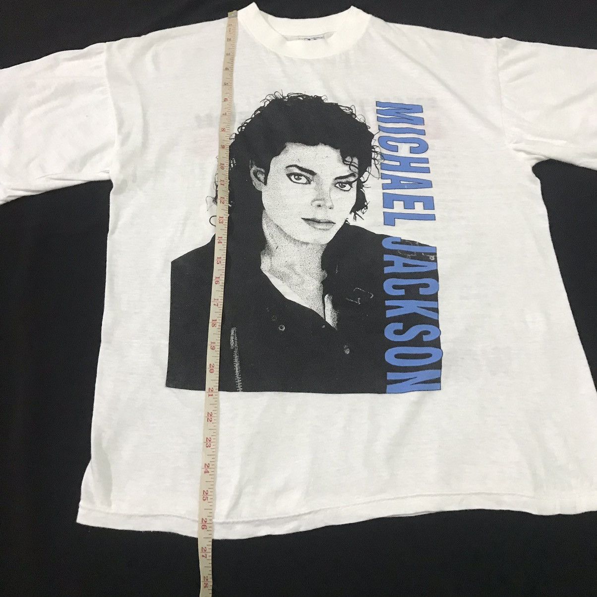 Band Tees × Michael Jackson × Vintage Vintage 90’s Michael Jackson Big Print Dangerous World Tour Size US M / EU 48-50 / 2 - 10 Thumbnail