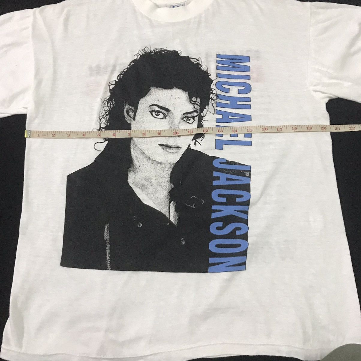 Band Tees × Michael Jackson × Vintage Vintage 90’s Michael Jackson Big Print Dangerous World Tour Size US M / EU 48-50 / 2 - 9 Thumbnail