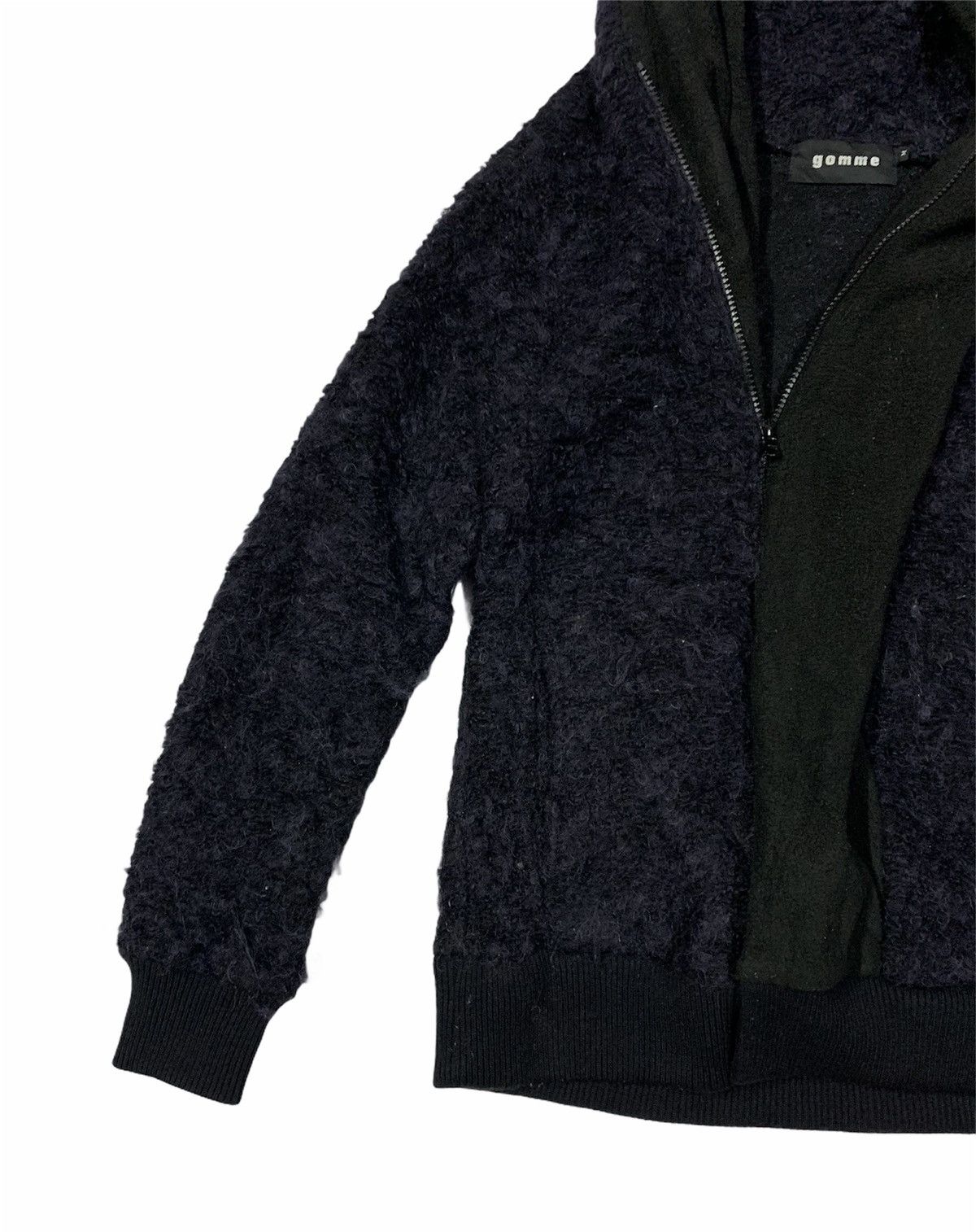gomme 🔥GOMME ACRYLIC/WOOL MOHAIR ZIPPER HOODIE JACKETS Size US M / EU 48-50 / 2 - 2 Thumbnail