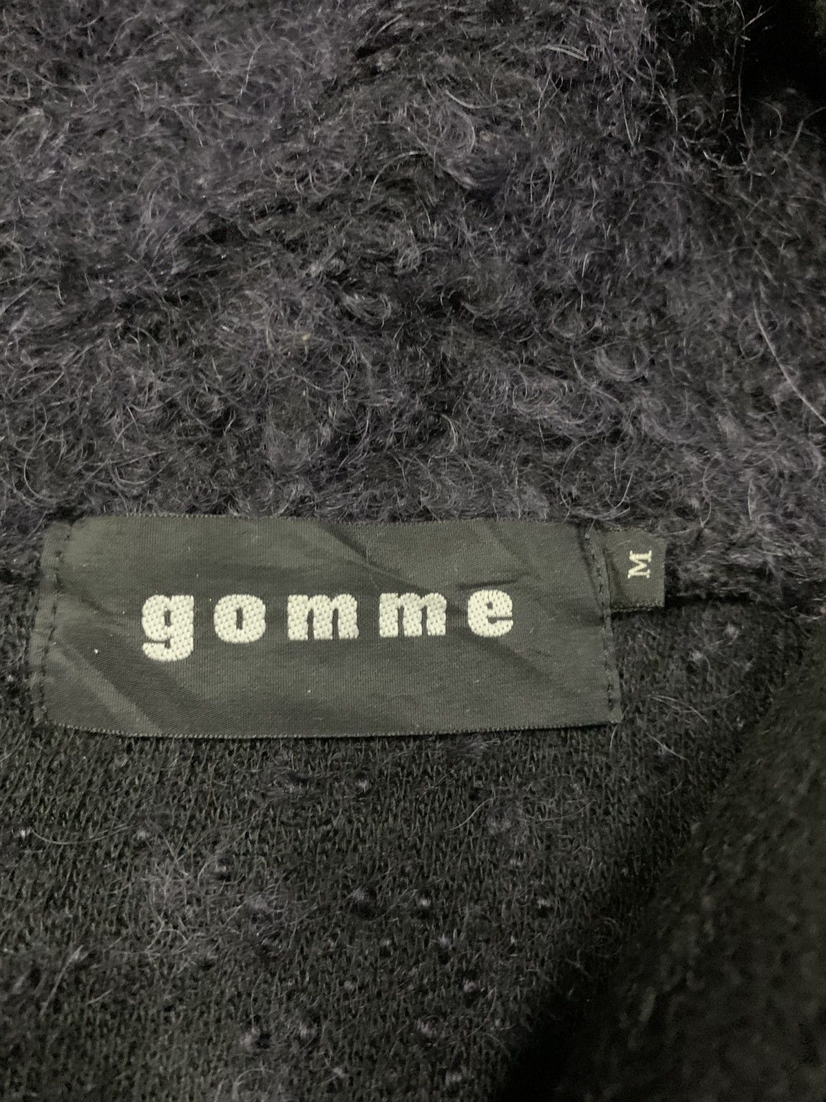 gomme 🔥GOMME ACRYLIC/WOOL MOHAIR ZIPPER HOODIE JACKETS Size US M / EU 48-50 / 2 - 8 Thumbnail