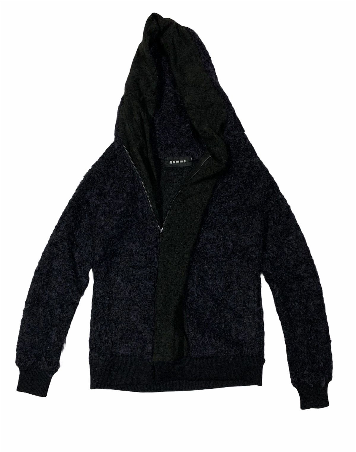 gomme 🔥GOMME ACRYLIC/WOOL MOHAIR ZIPPER HOODIE JACKETS Size US M / EU 48-50 / 2 - 1 Thumbnail