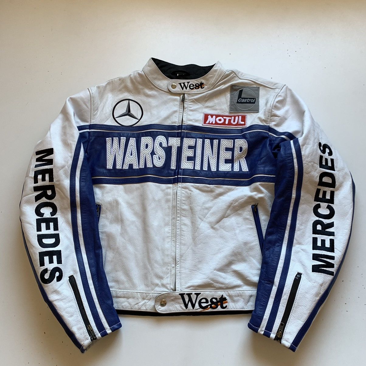 Rare Mercedes Racing Leather Jacket main image 1