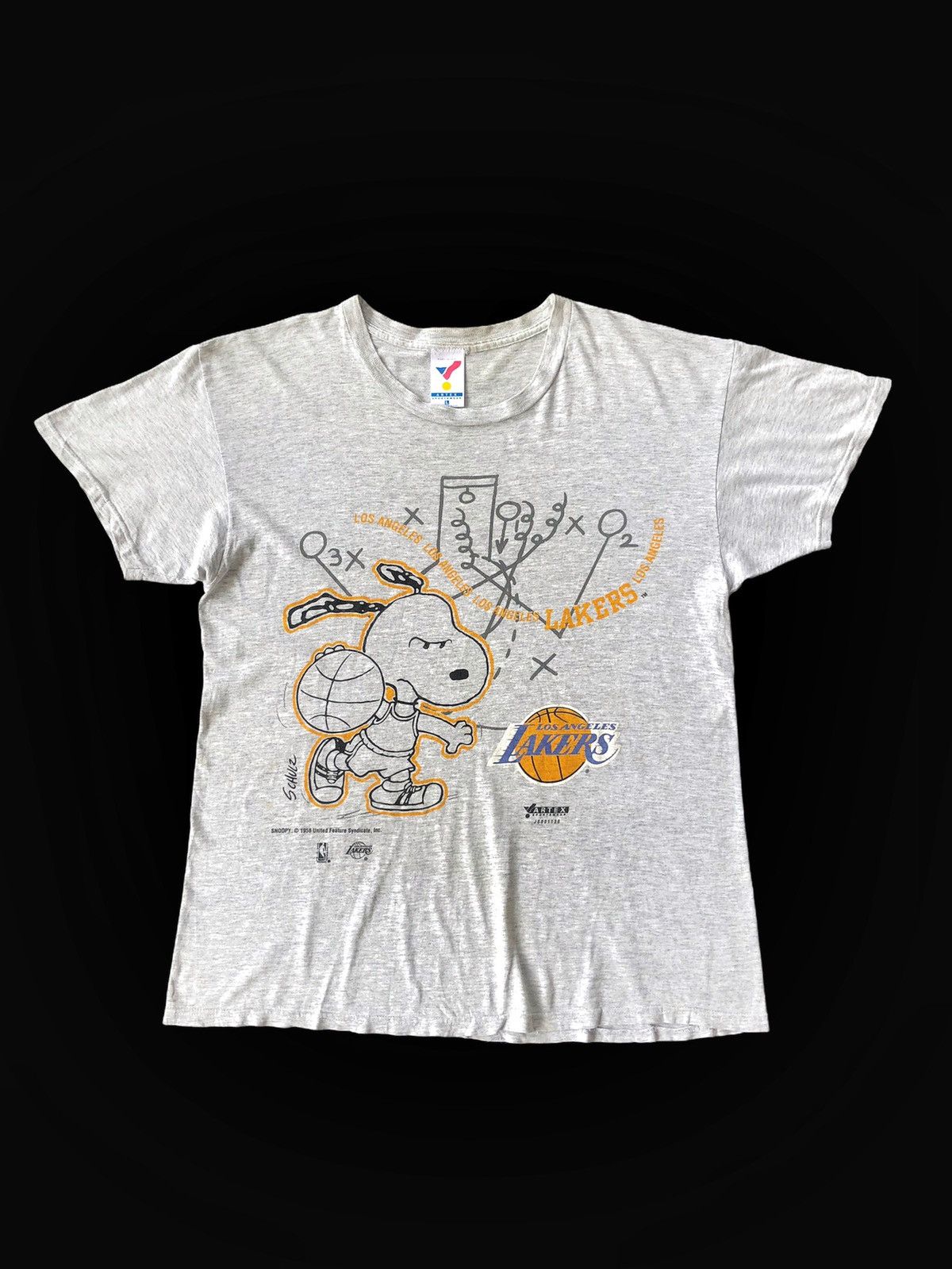 NBA 1990s Peanuts x LA Lakers NBA Artex Sportswear Shirt Size US L / EU 52-54 / 3 - 2 Thumbnail