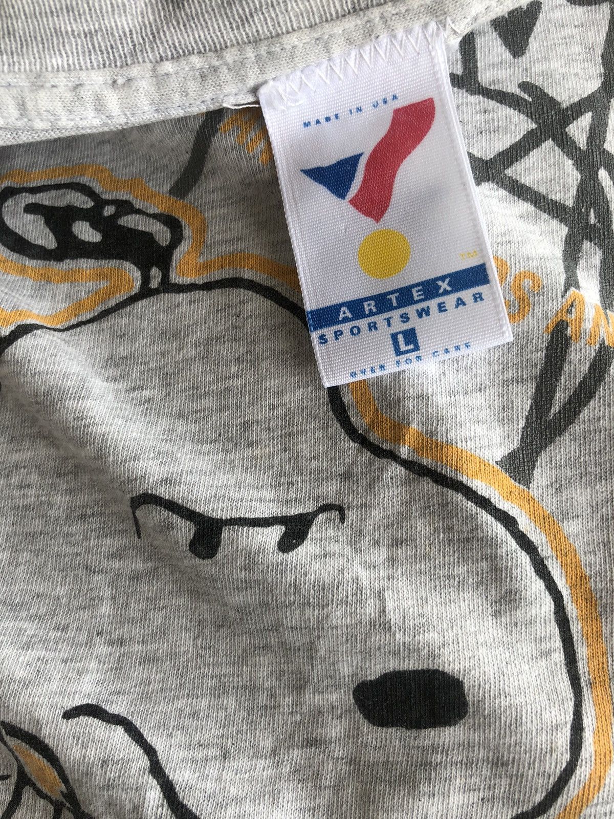 NBA 1990s Peanuts x LA Lakers NBA Artex Sportswear Shirt Size US L / EU 52-54 / 3 - 7 Thumbnail