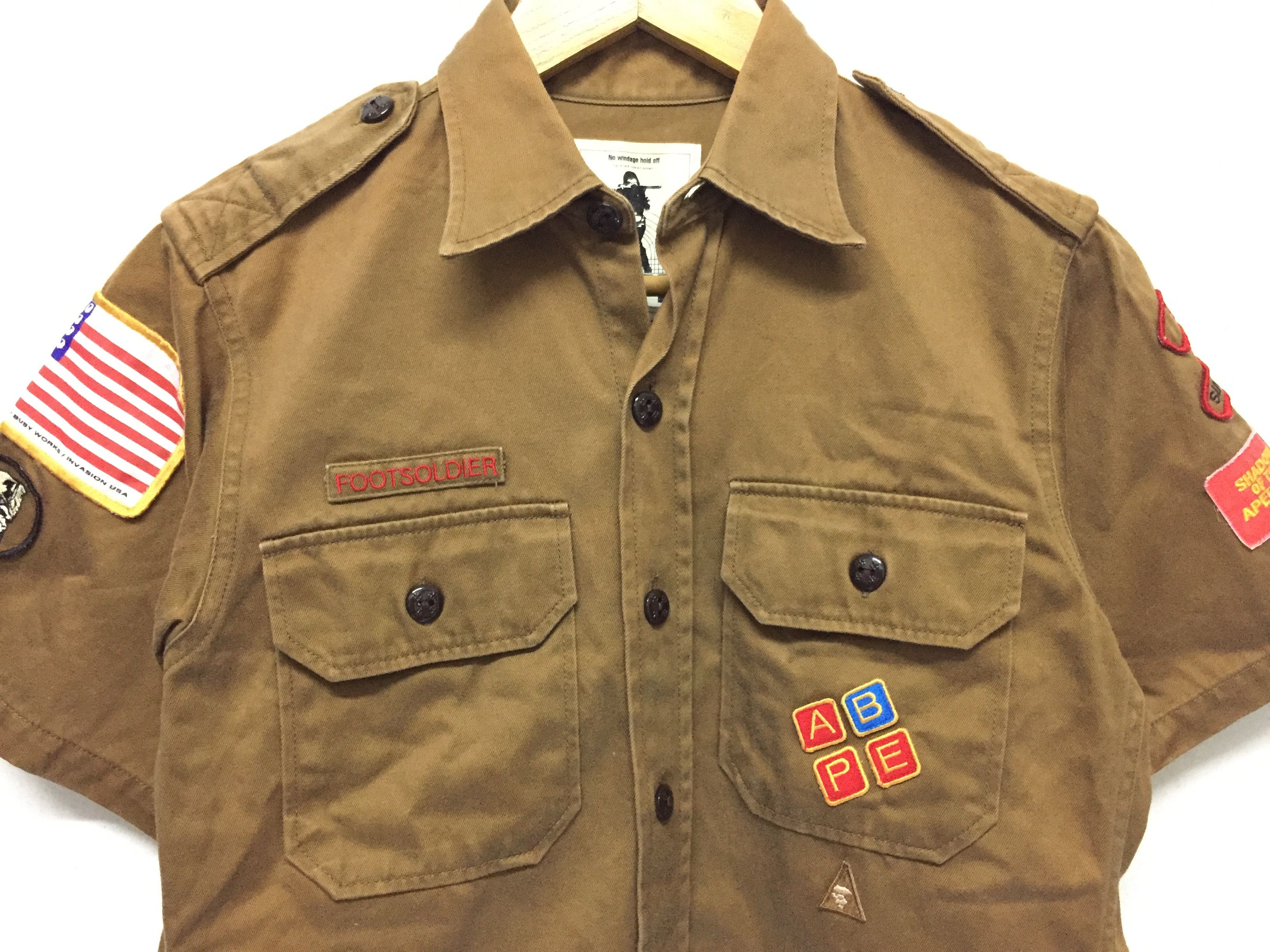 Bape Scout Shirt (1999) Size US S / EU 44-46 / 1 - 5 Thumbnail