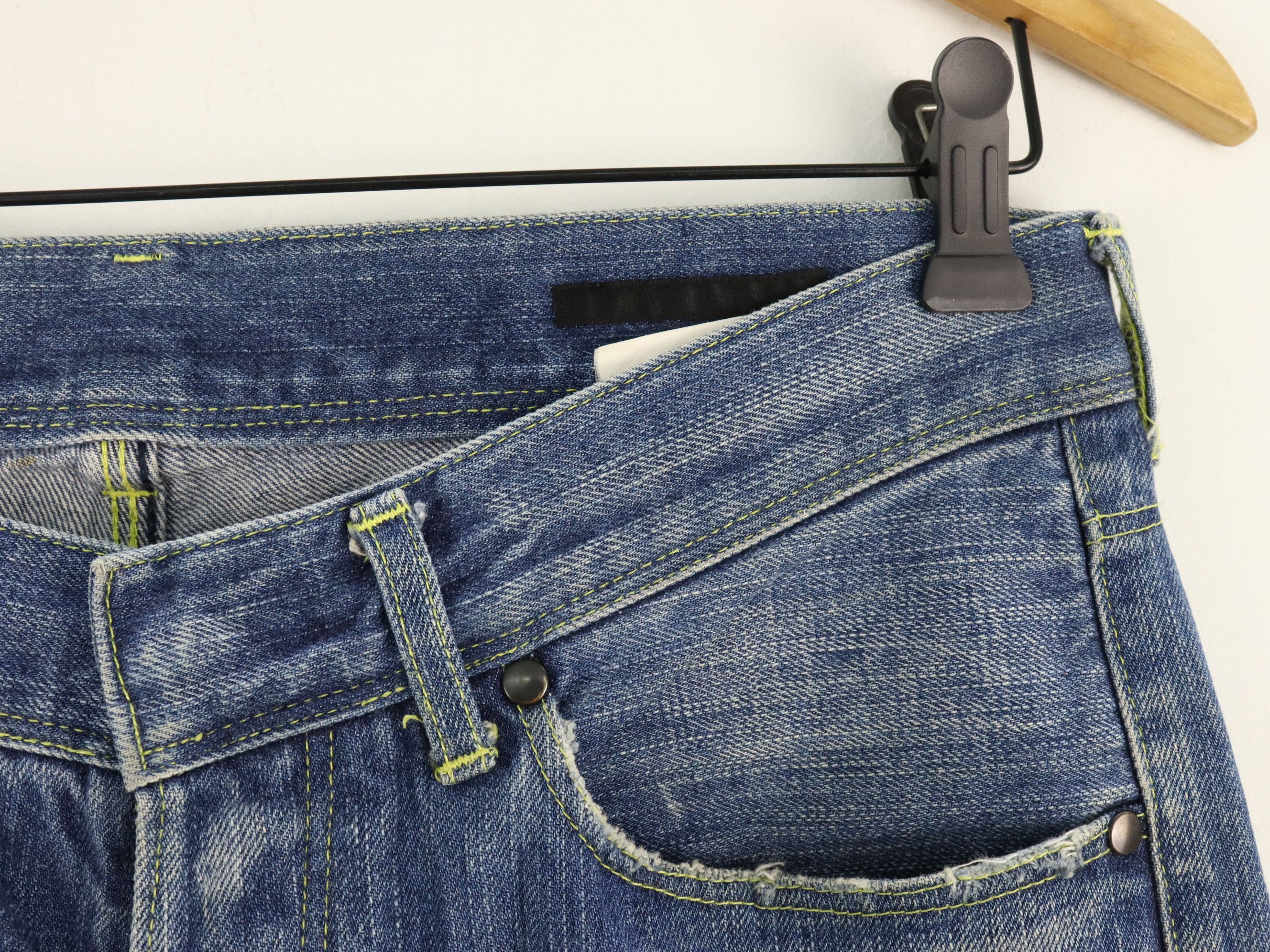 The Viridi-anne RARE Selvedge Clawmark Relax Denim Jean Pant Size US 30 / EU 46 - 7 Thumbnail