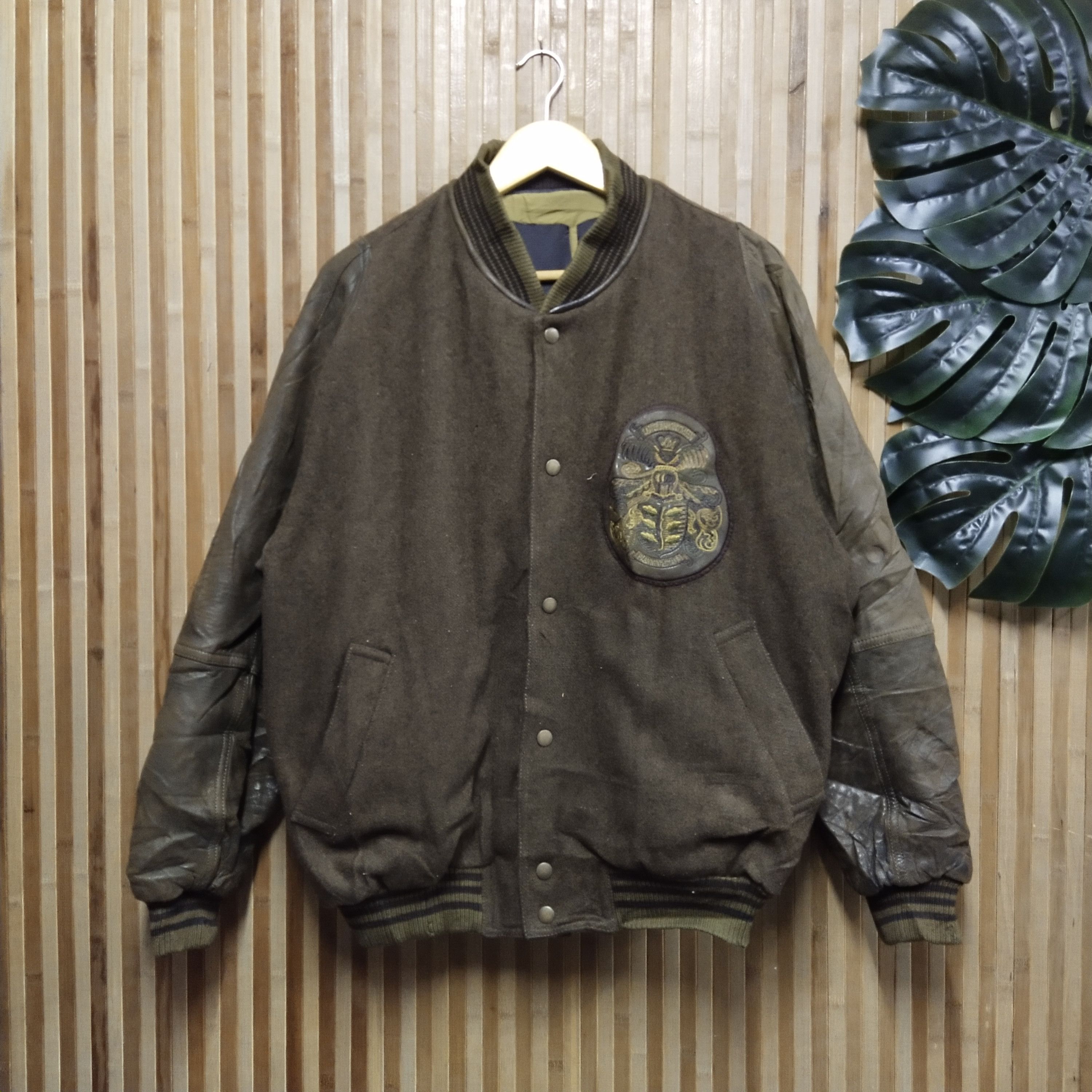 Japanese Brand Varsity Jacket Vintage Vintage Lautreamont Men Wool Varsity Jacket Grailed