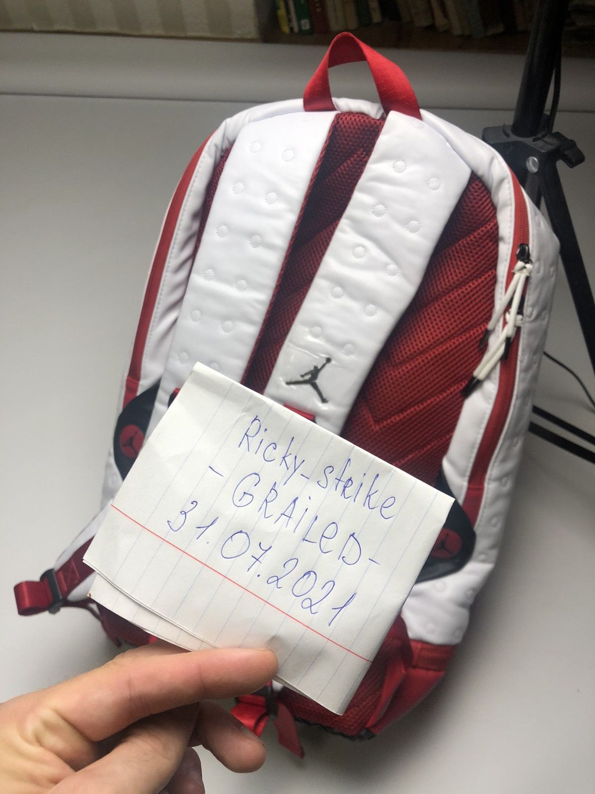 Jordan retro 13 backpack white online