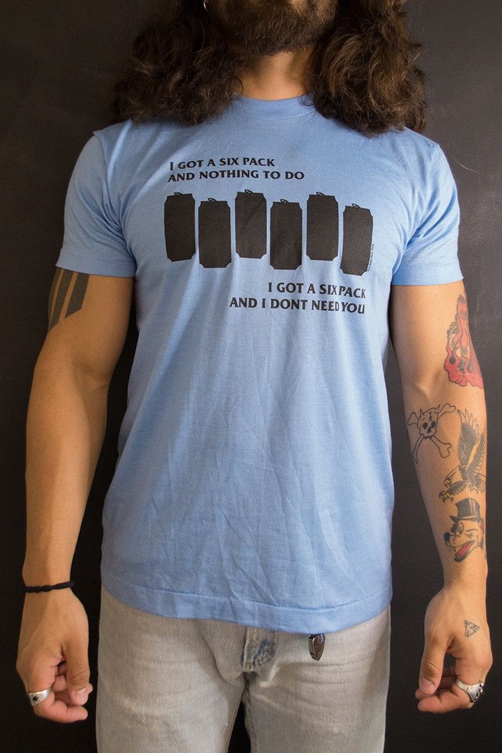 Vintage Vintage 80s Black Flag Six Pack Punk Tee Shirt | Grailed