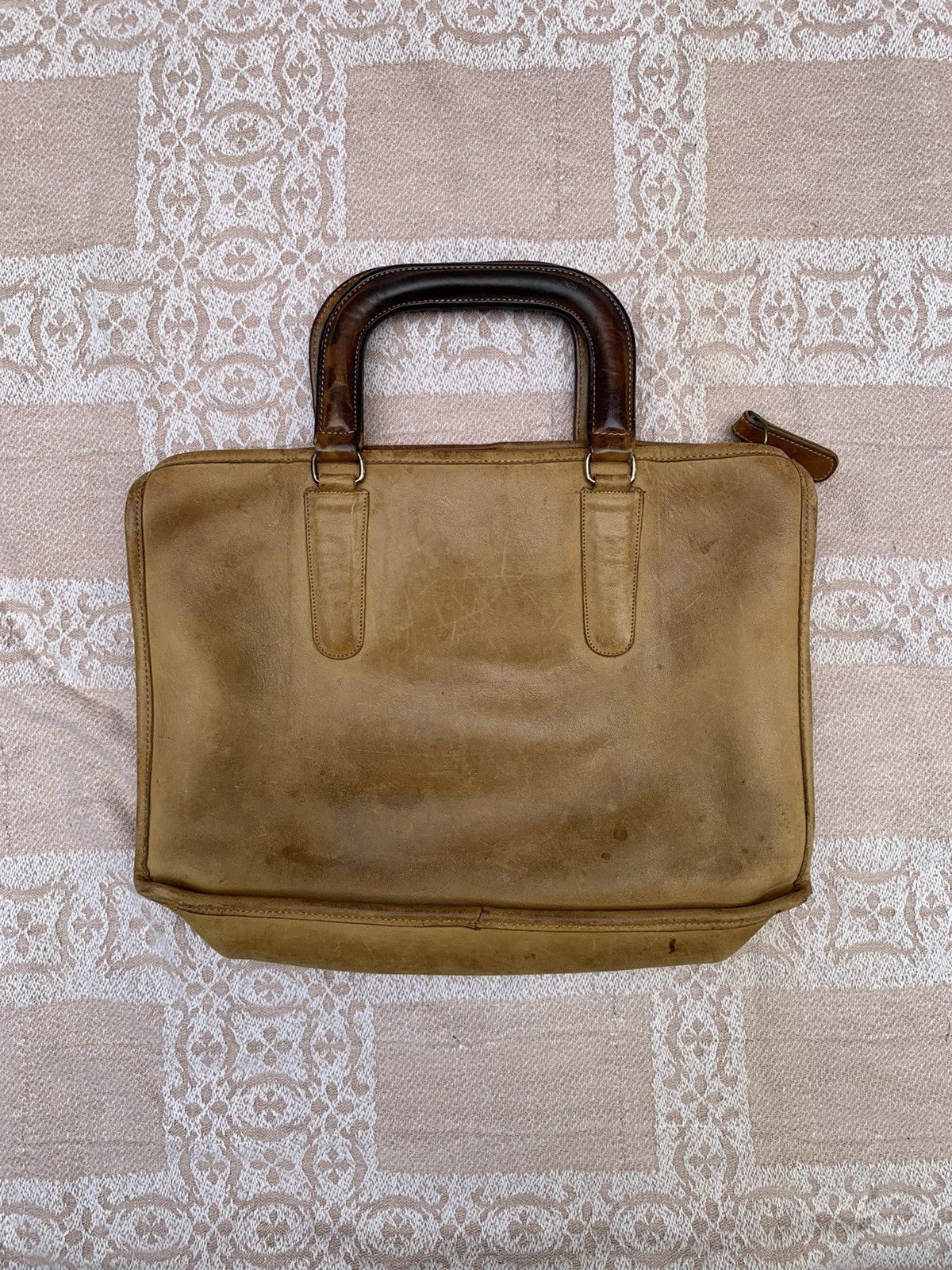 Vintage 1970s Leather Mini Briefcase Grailed