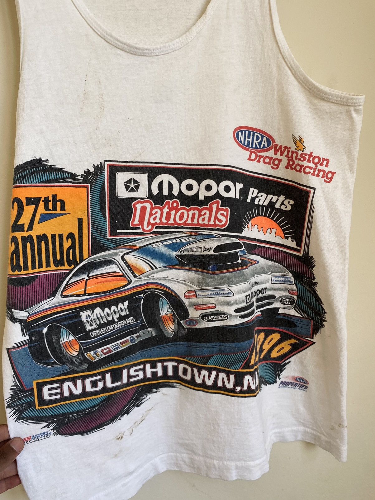 Chase Authentics × NASCAR × Vintage Vintage 1996 NASCAR Tank Tops Size US M / EU 48-50 / 2 - 2 Thumbnail