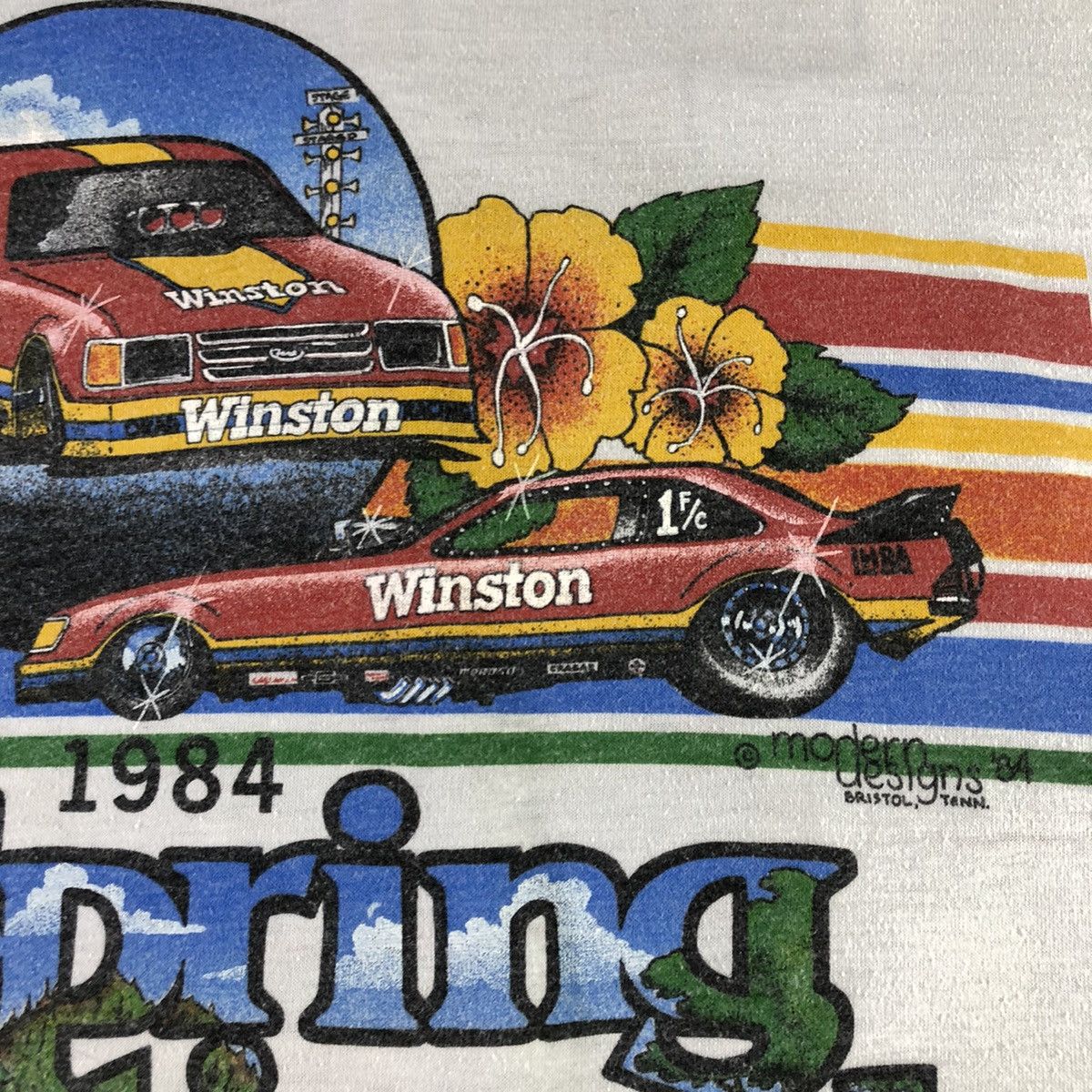 Vintage IHRA Spring Nationals 1984 Pro Stock Car Racing Vintage T Size US XL / EU 56 / 4 - 5 Thumbnail