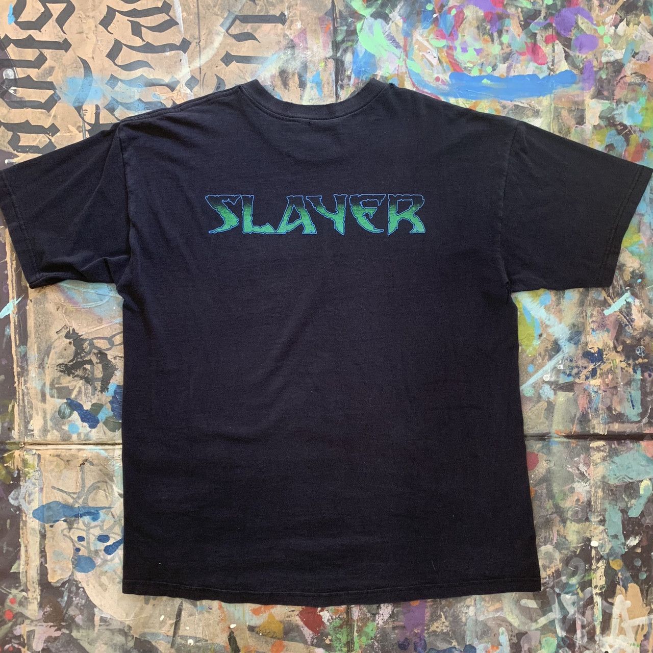 Vintage 90s slayer tee Size US XL / EU 56 / 4 - 3 Thumbnail