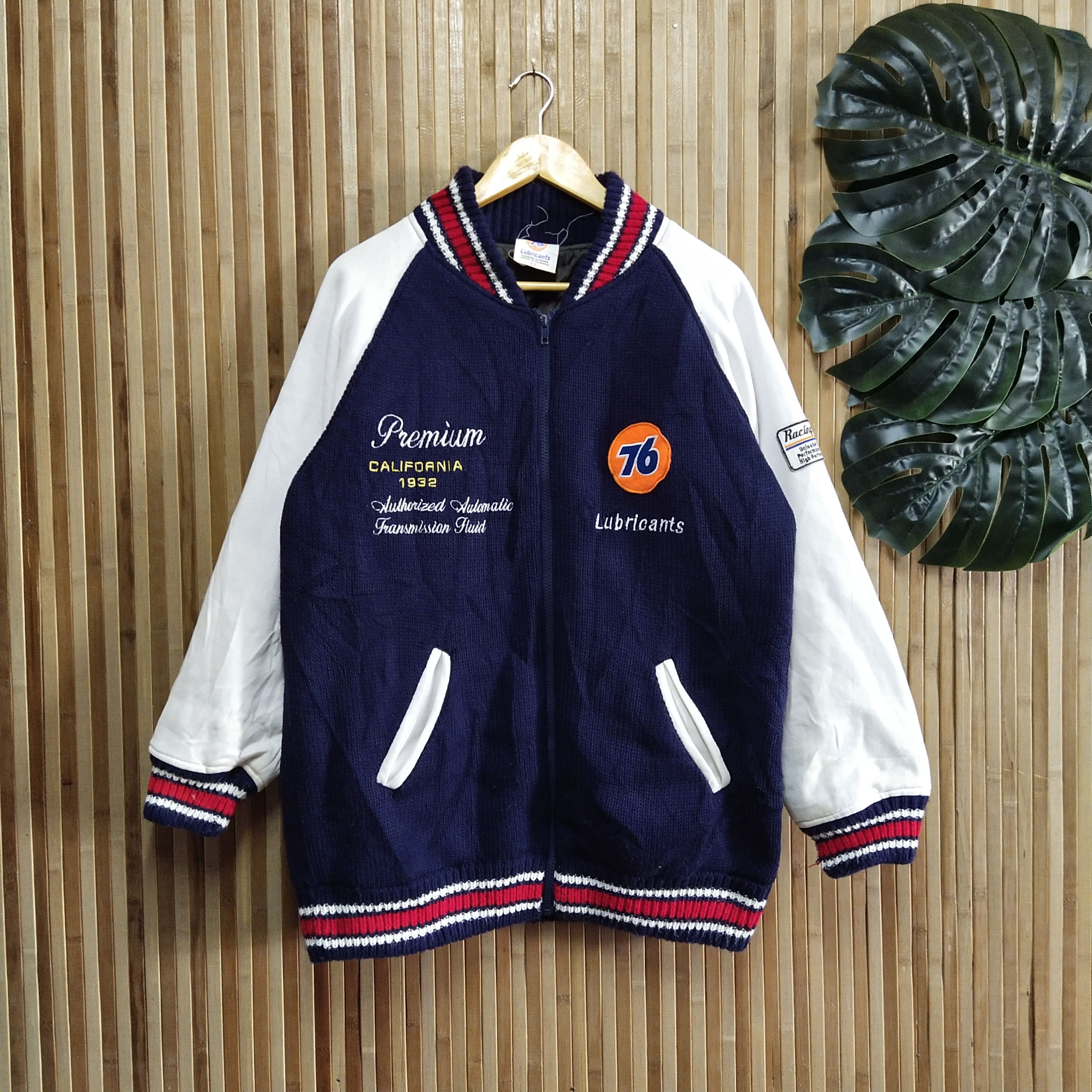 Sports Specialties 76 Lubricants Knitwear Varsity Jacket | Grailed