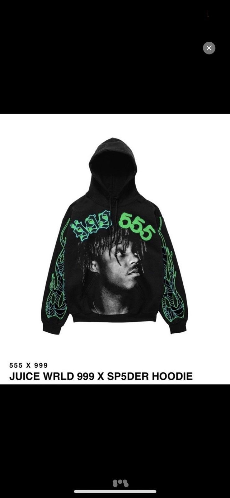 Drake Juice Wrld 999 x Sp5der Hoodie Grailed