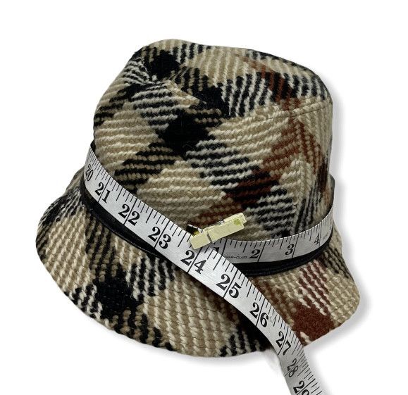 DAKS DAKS Vintage House Check Luxury Wool Bucket Hat Size ONE SIZE - 7 Thumbnail