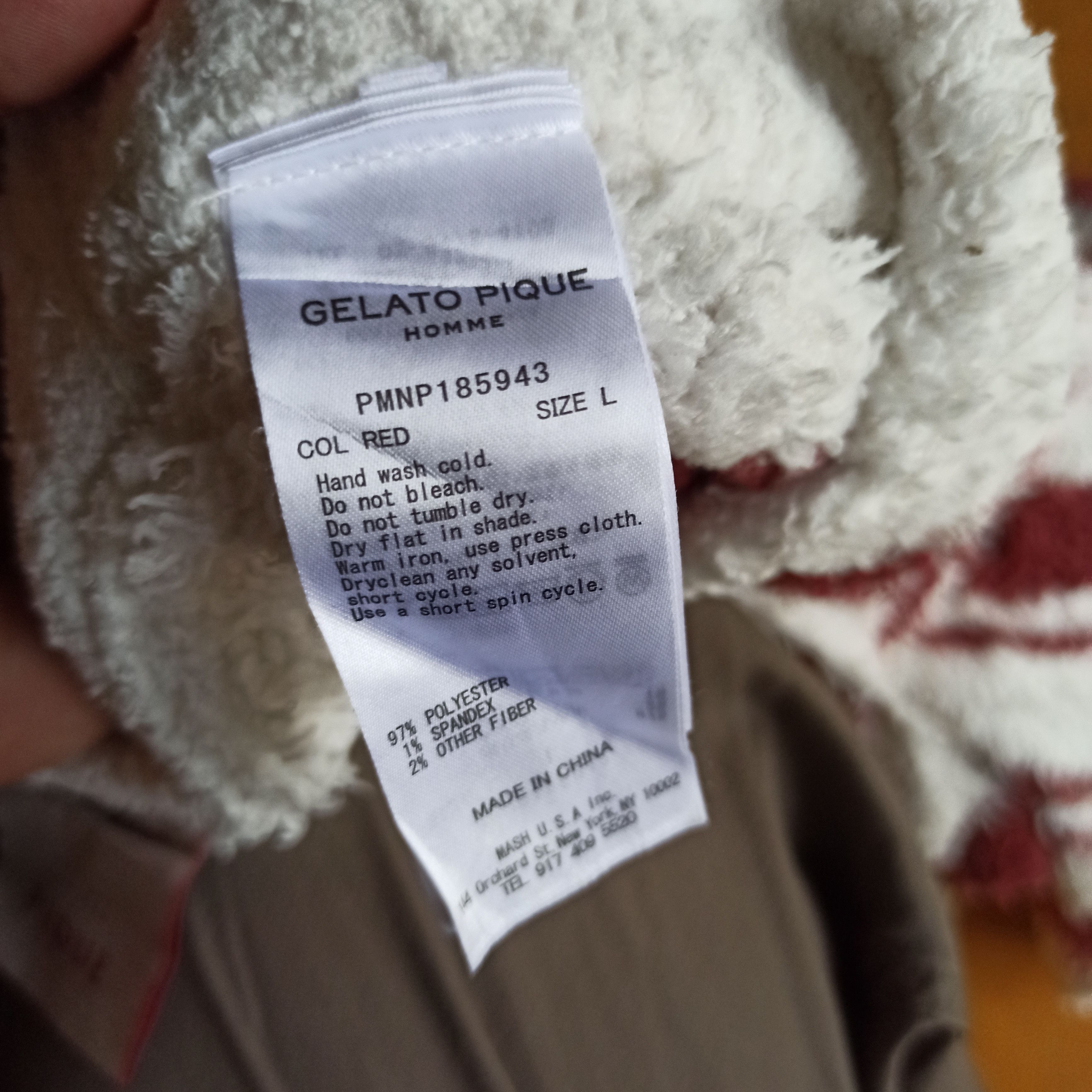 Japanese Brand Gelato Pique Homme Fleece Sherpa Sweatpants Size US 33 - 5 Thumbnail