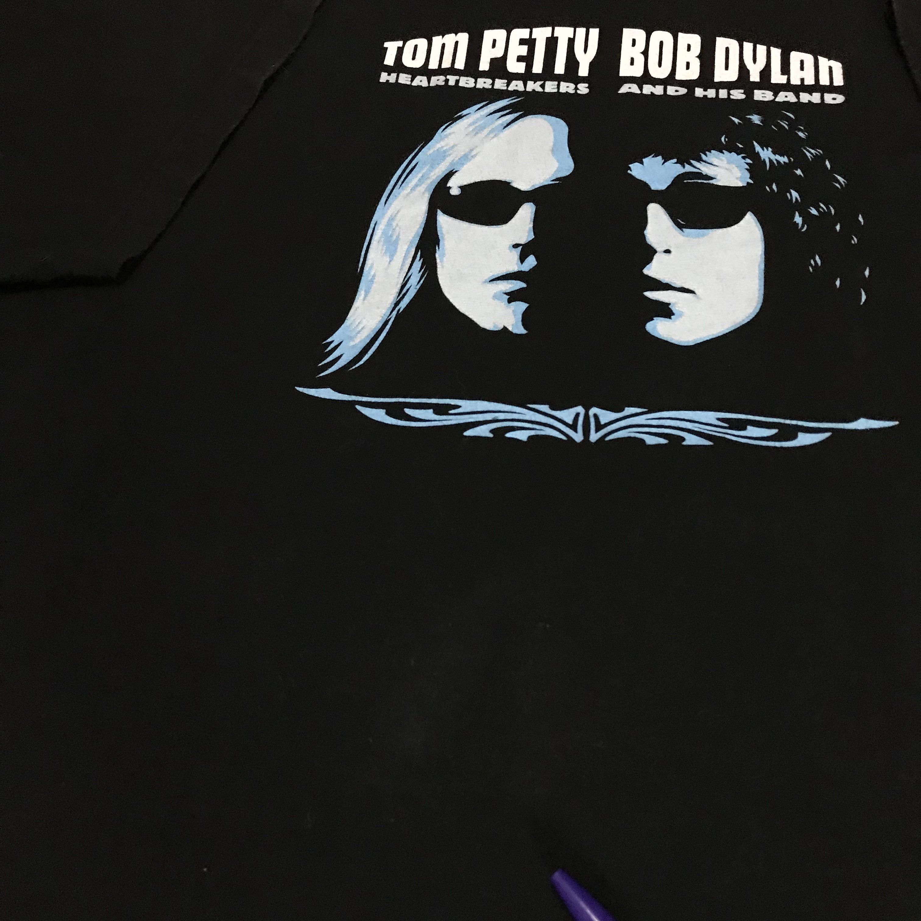 Band Tees Vintage Y2K Tom Petty Heartbreaker Bob Dylan Tour Tee 2XL Size US XXL / EU 58 / 5 - 6 Thumbnail